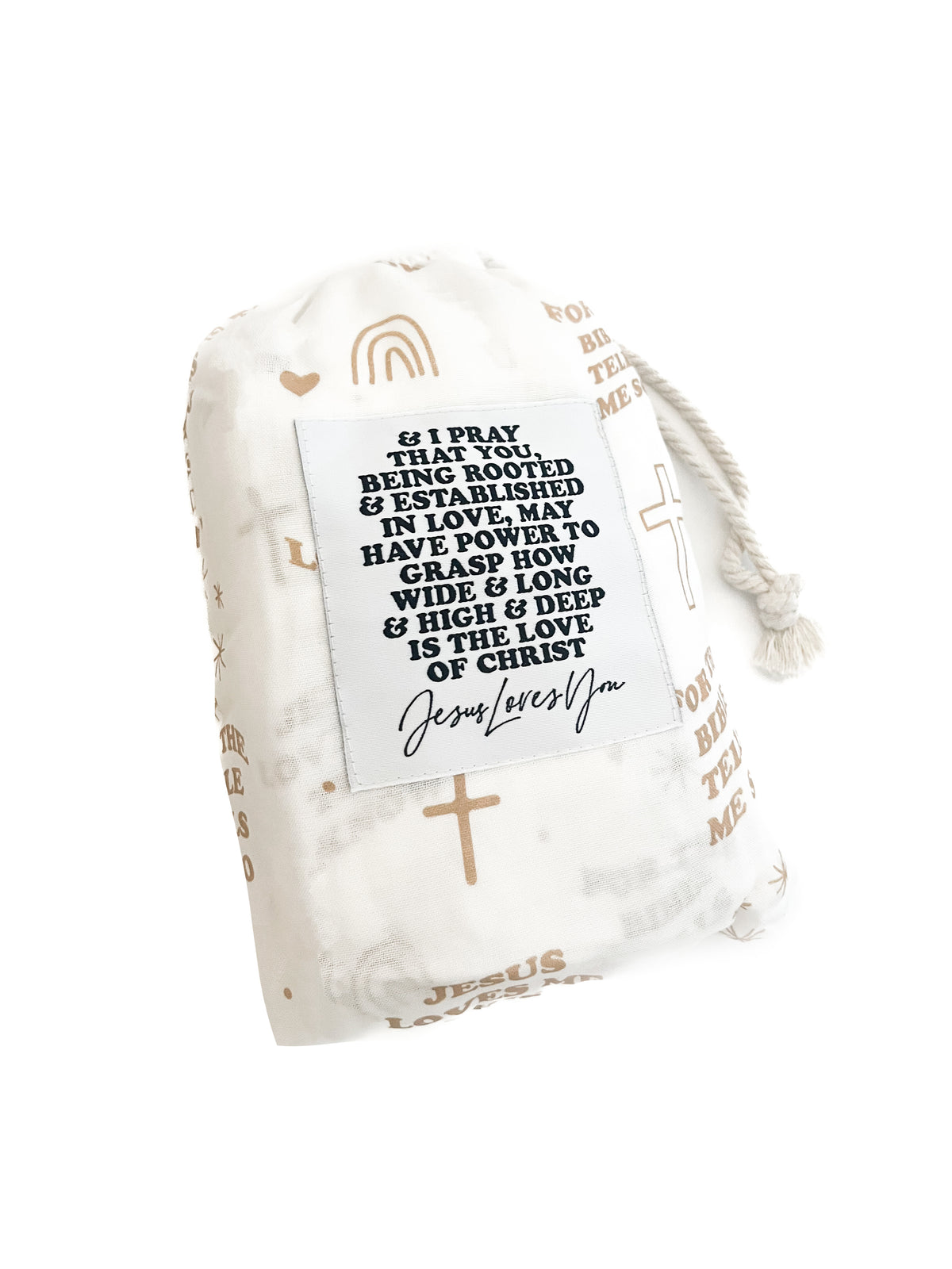 Jesus Loves Me This I Know Crib & Changing Pad Sheet Set
