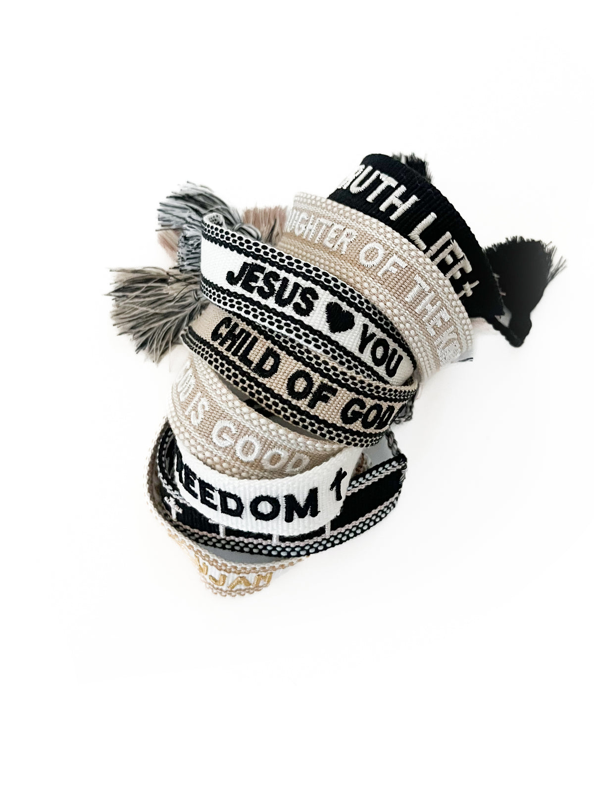 Words of God Woven Bracelet