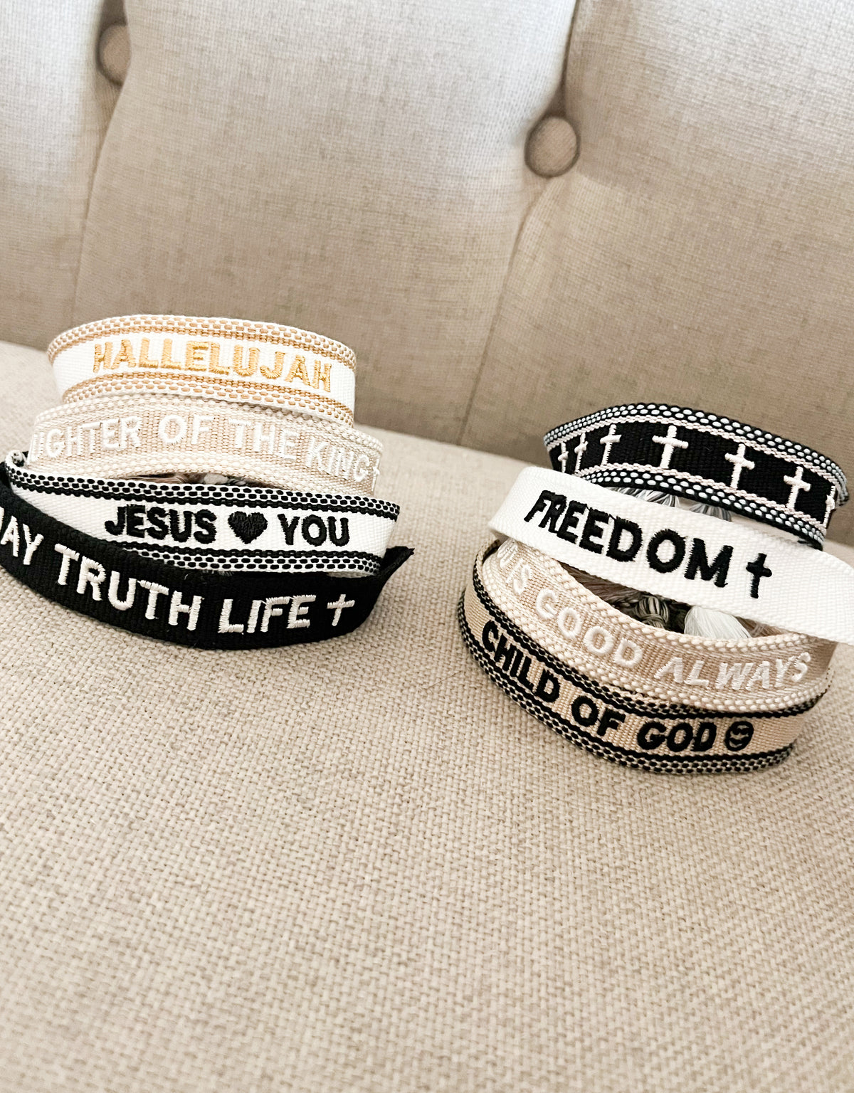 Words of God Woven Bracelet