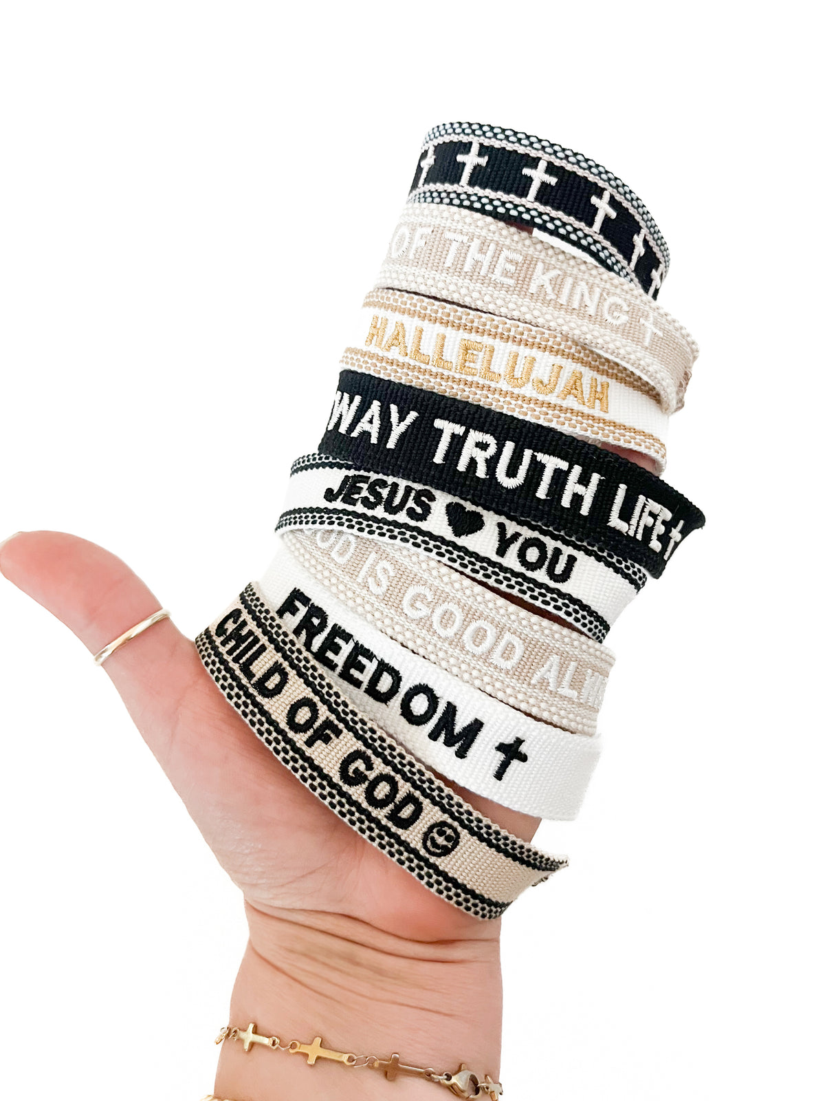Words of God Woven Bracelet