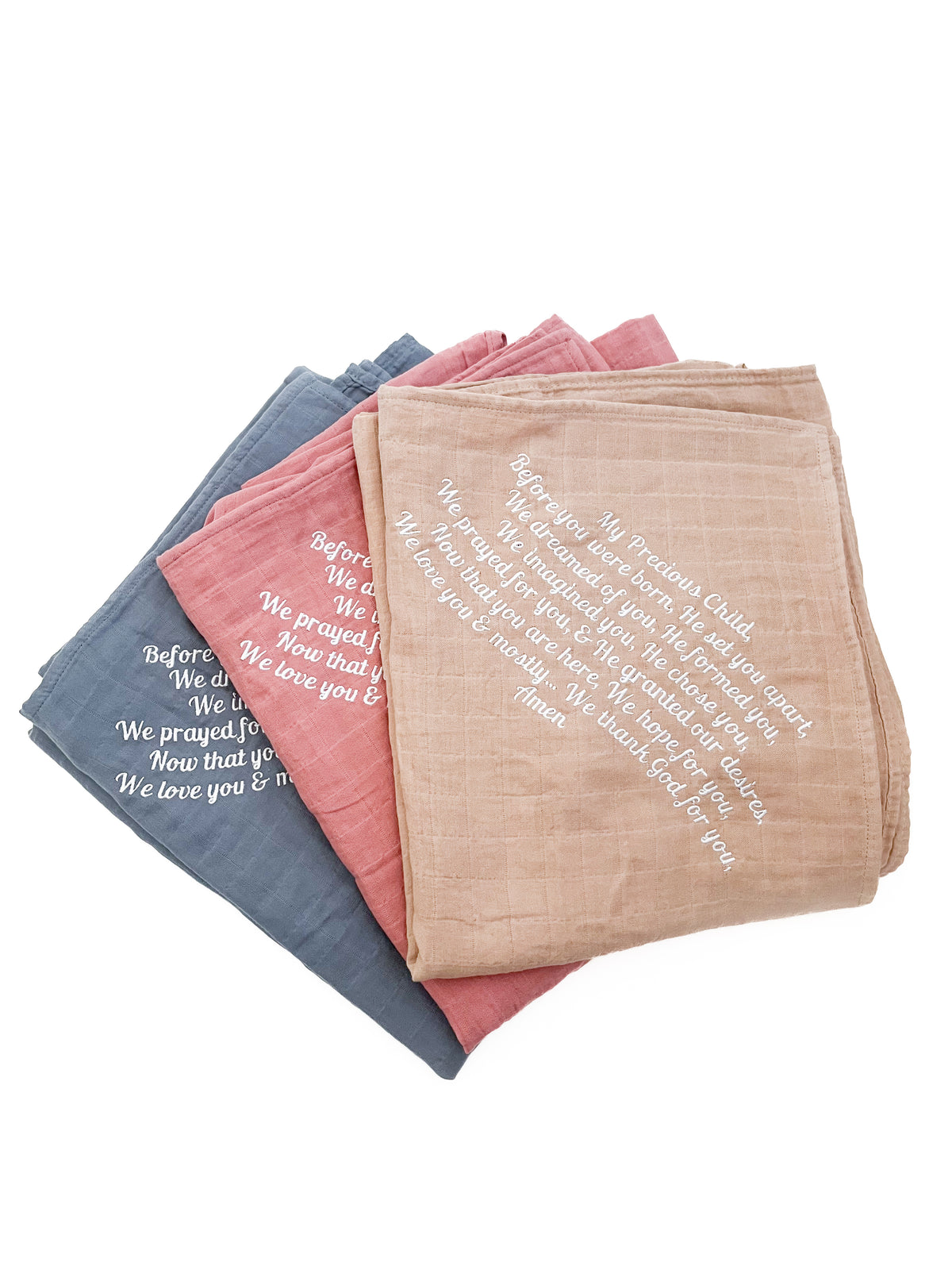 My Precious Child Embroidered Swaddle Blanket