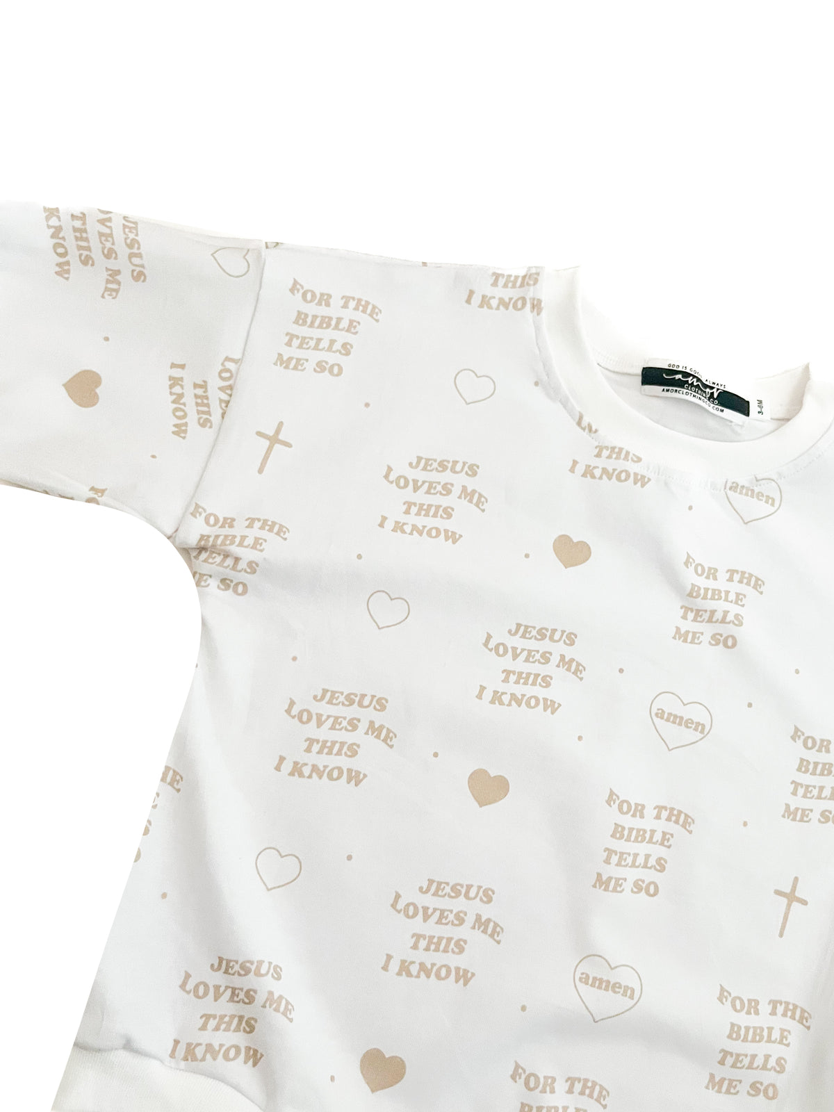 Jesus Loves Me This I Know Bubble Jumpsuit