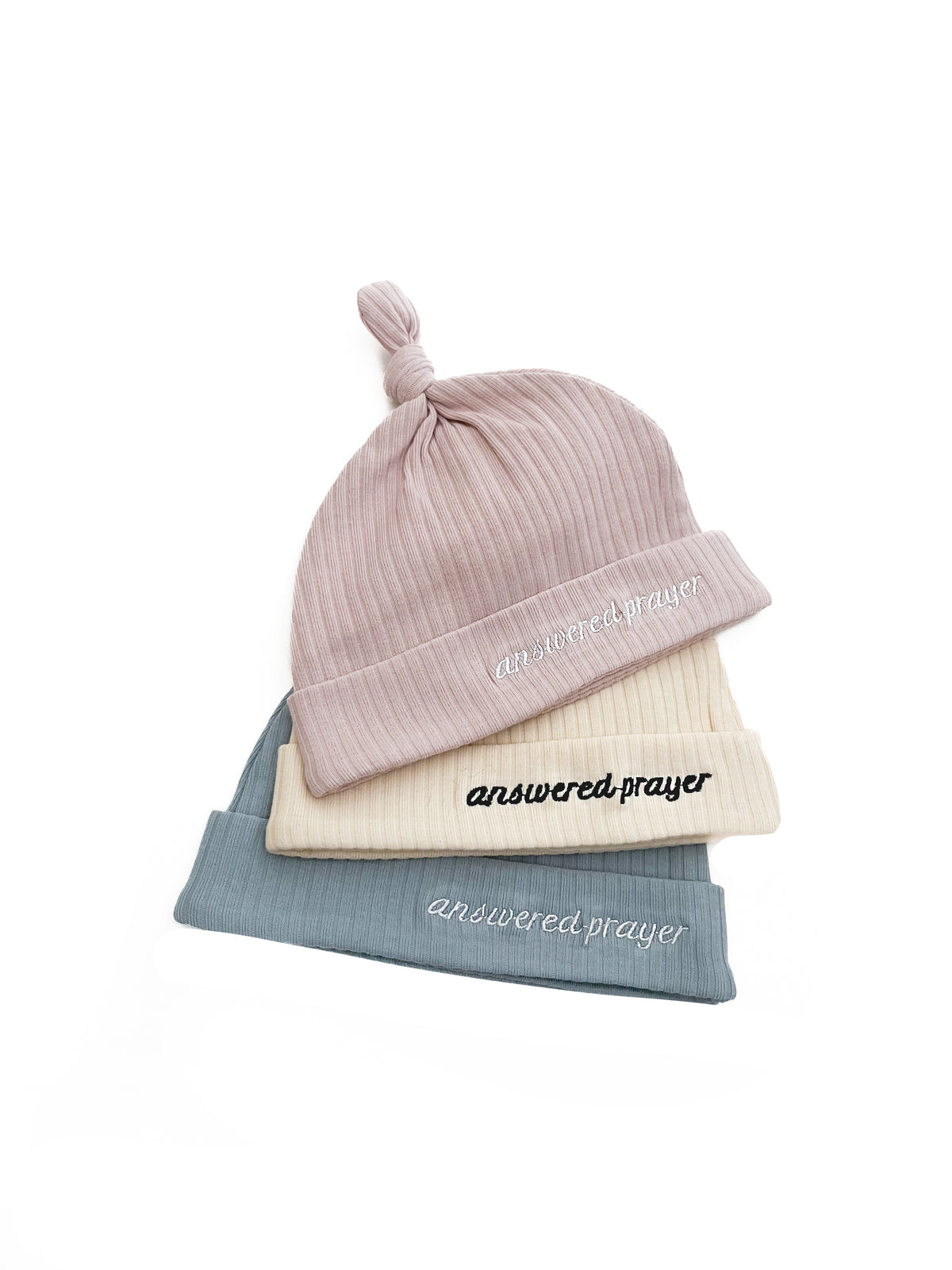 Answered Prayer Embroidered Beanie