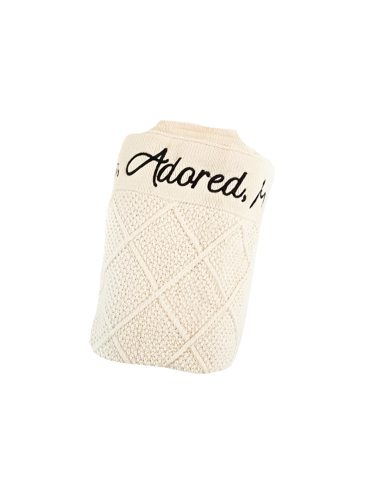 Loved, Adored, Prayed For Embroidered Blanket