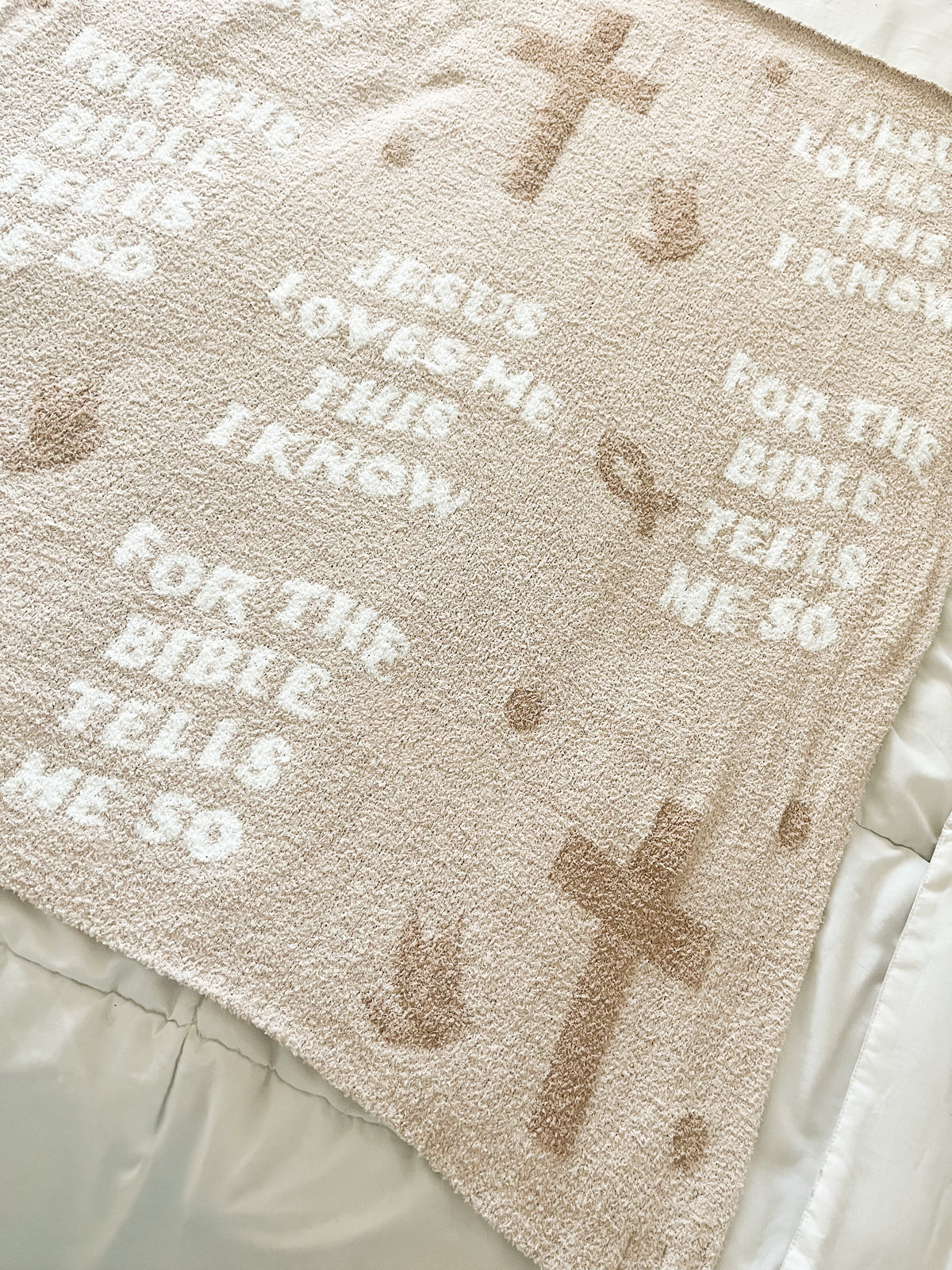 Jesus Loves Me This I Know Plush Blanket