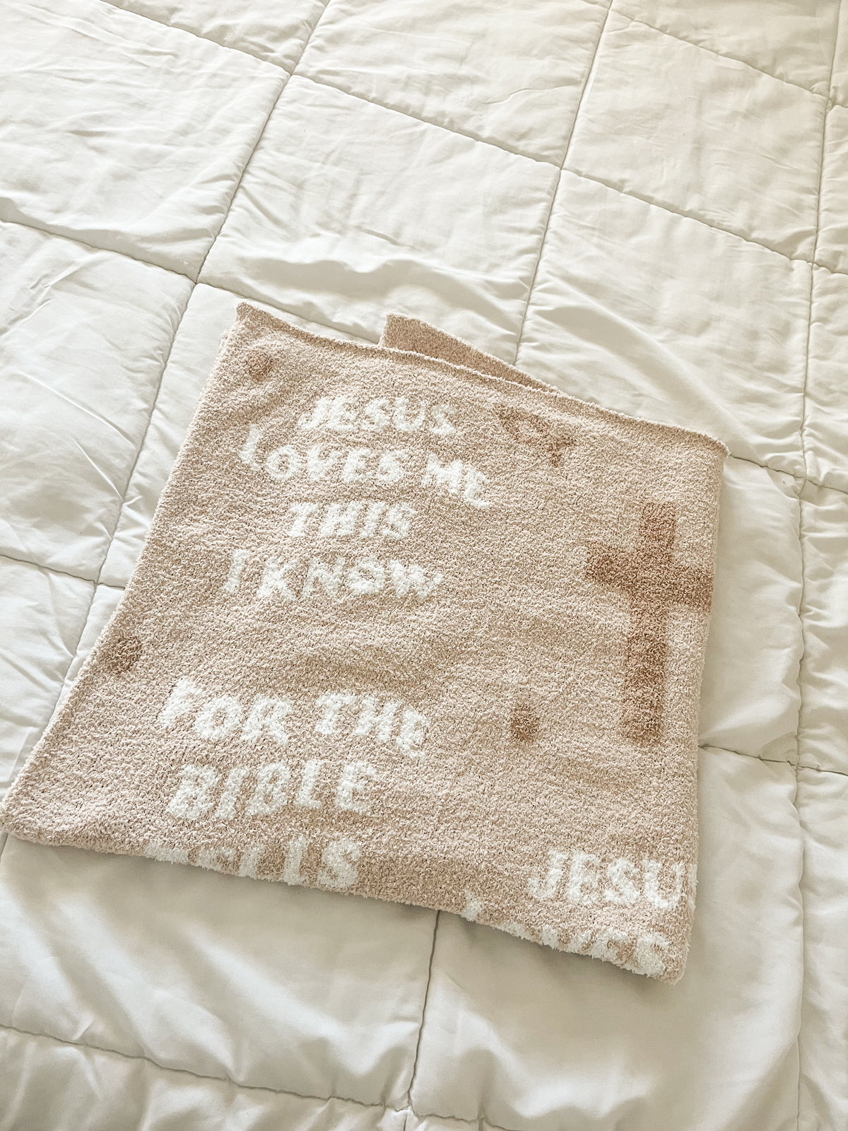 Jesus Loves Me This I Know Plush Blanket