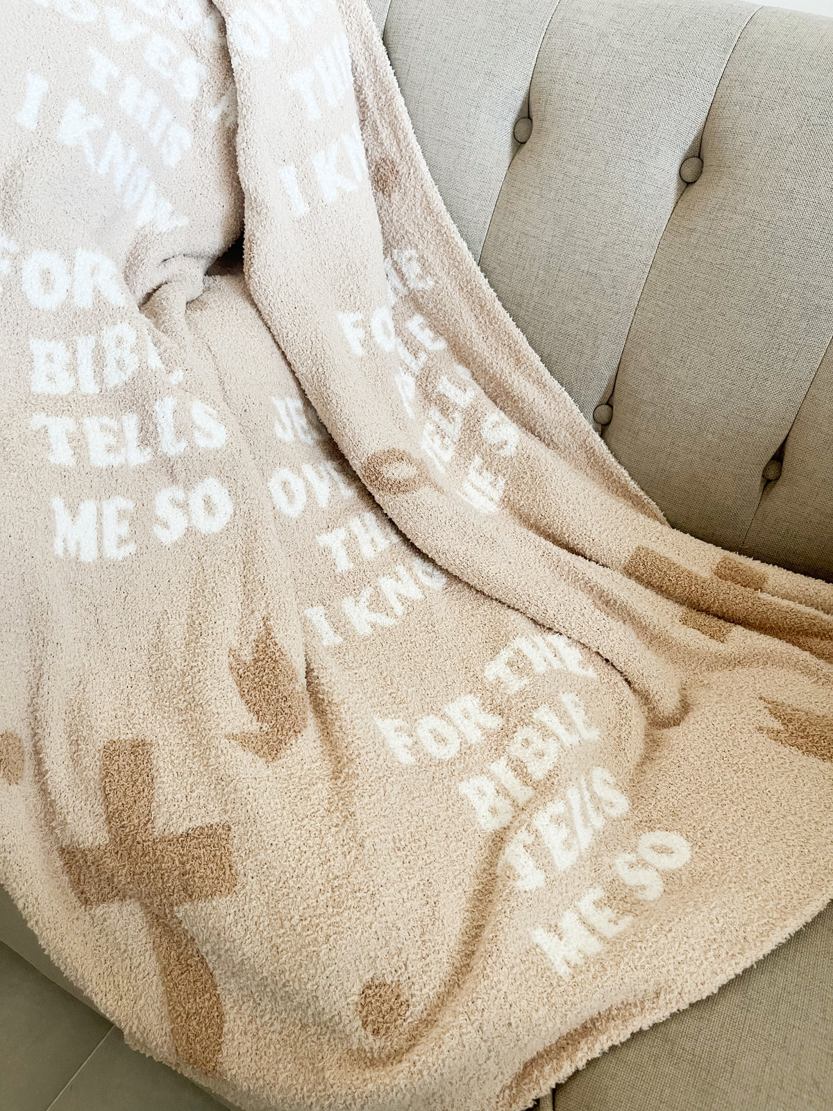 Jesus Loves Me This I Know Plush Blanket