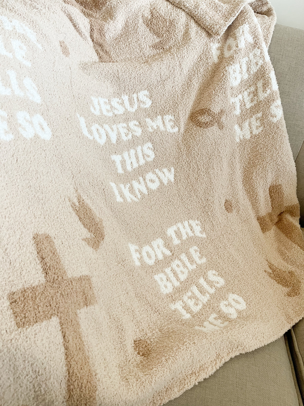 Jesus Loves Me This I Know Plush Blanket