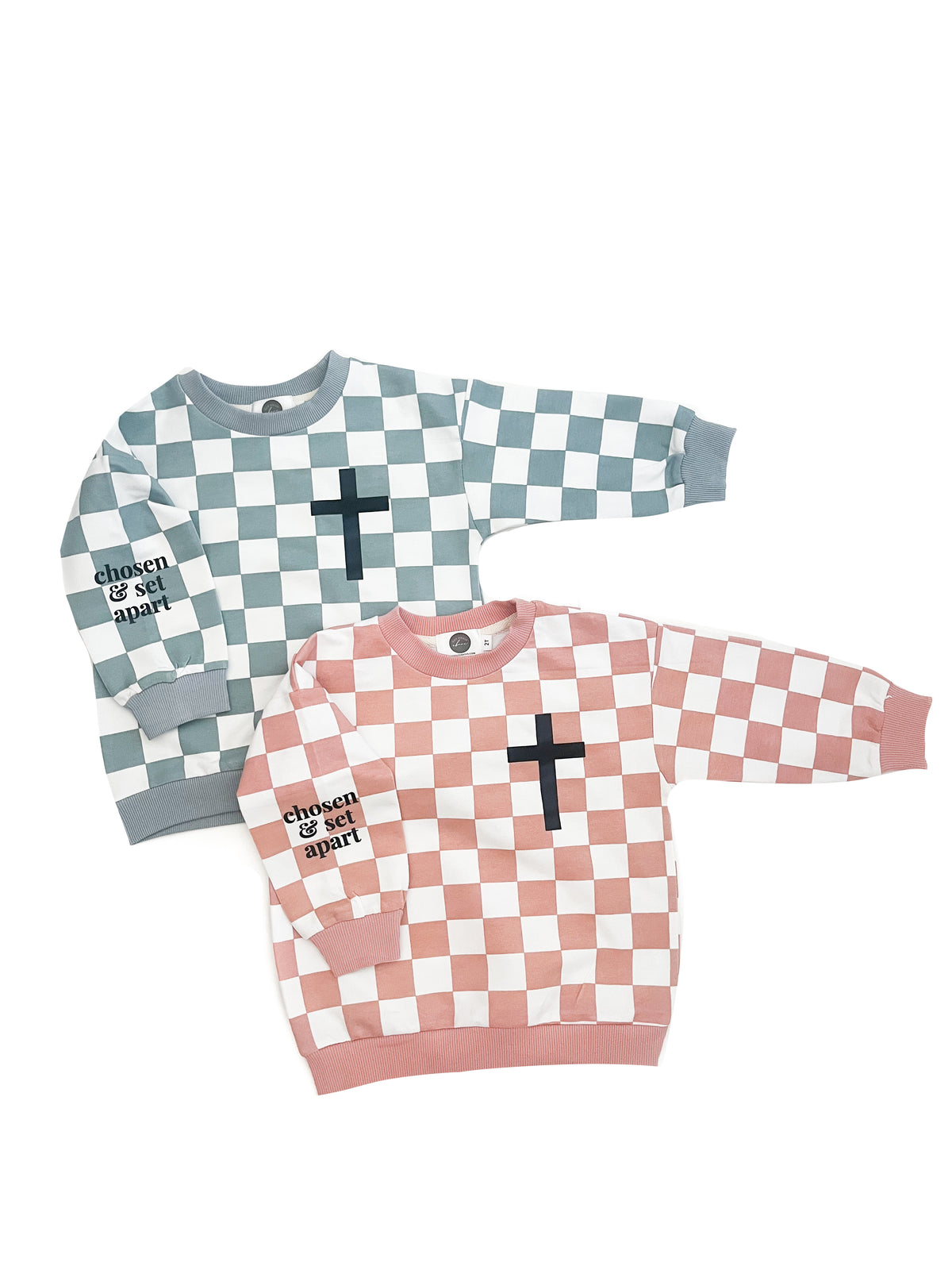 Chosen & Set Apart Checker Crewneck Sweater