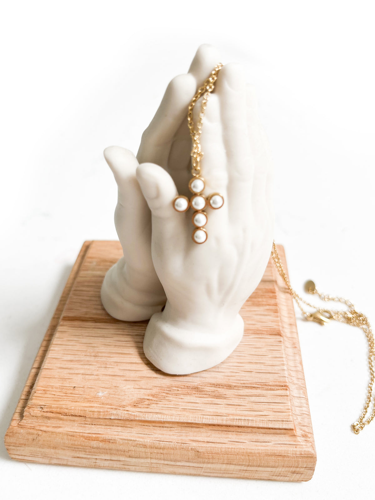 Pearl Cross Necklace