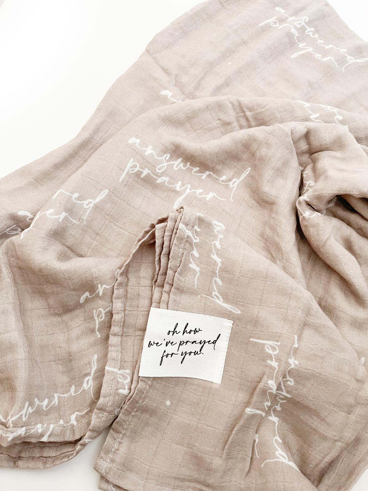 Answered Prayer Swaddle Blanket