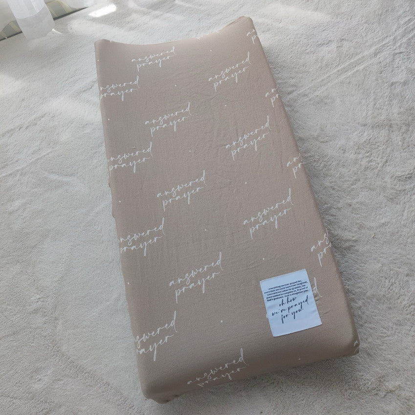 Answered Prayer Crib & Changing Pad Sheet Set