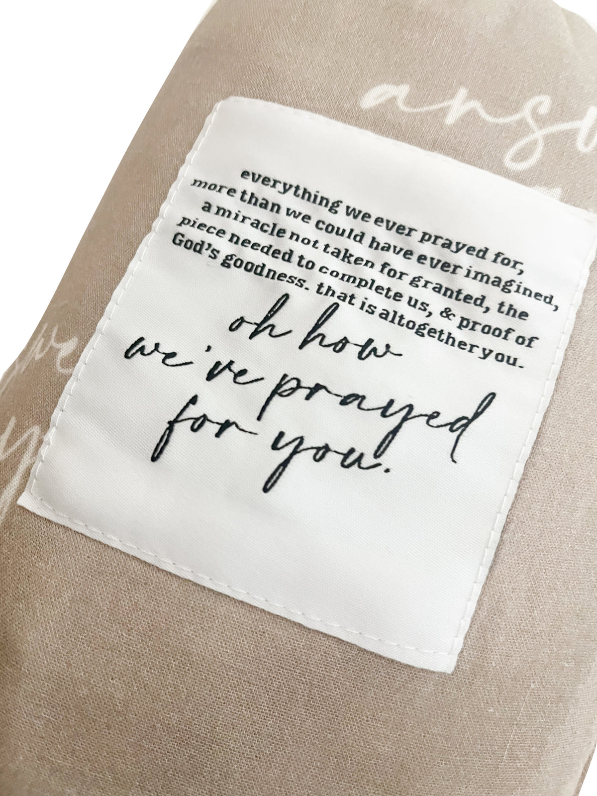 Answered Prayer Crib & Changing Pad Sheet Set