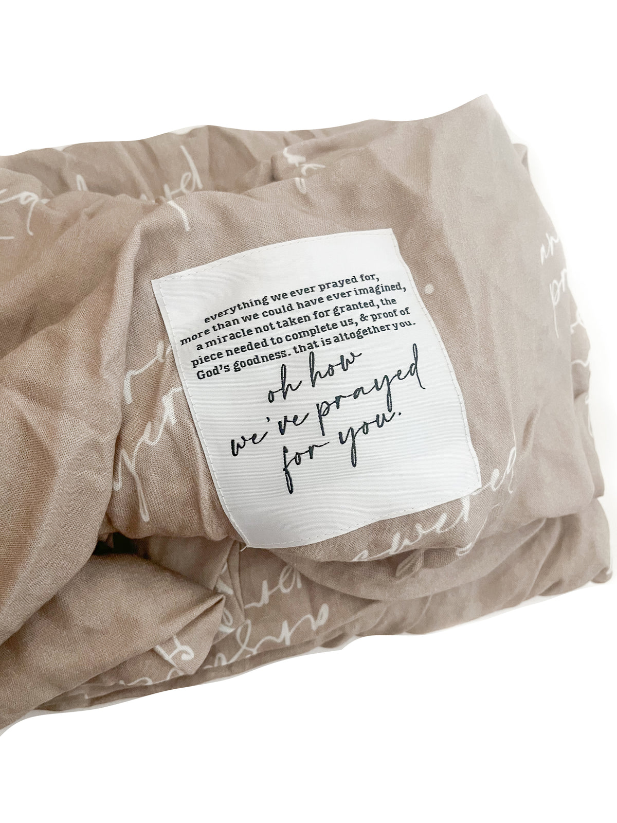 Answered Prayer Crib & Changing Pad Sheet Set