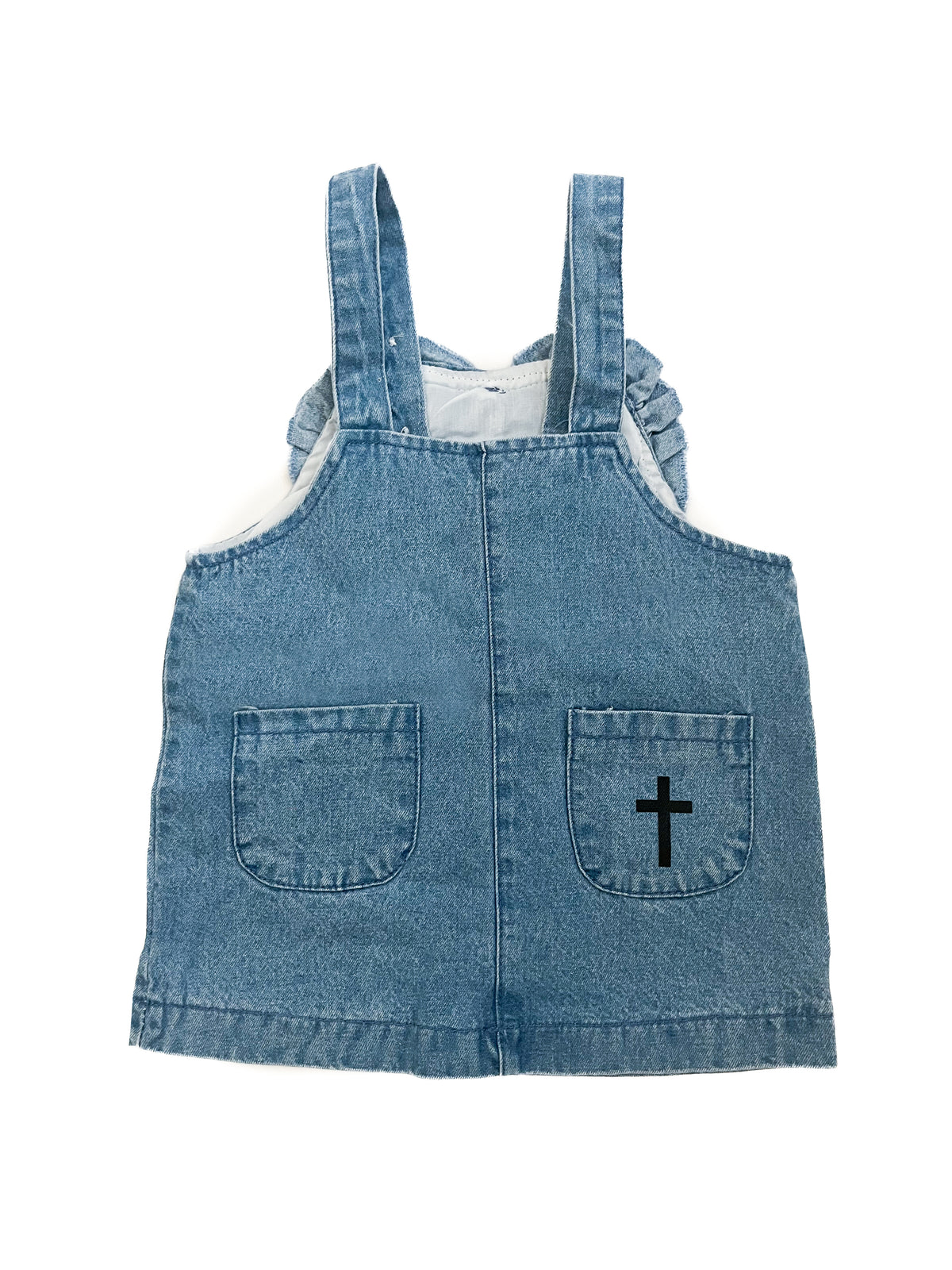 Can't Nobody Love You Like Jesus Denim Heart Dress