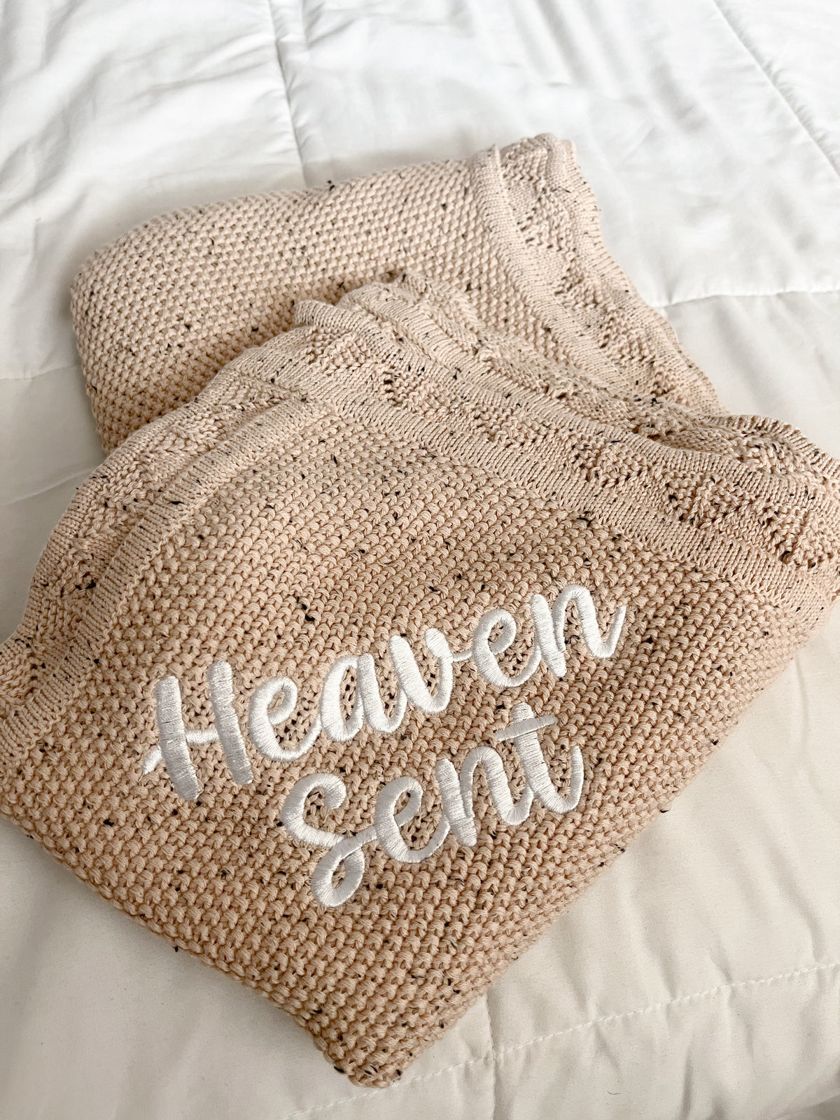 Heaven Sent Knit Blanket