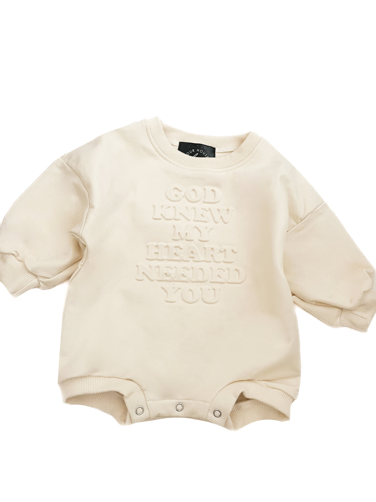 God Knew My Heart Needed You Buttercream Jumpsuit