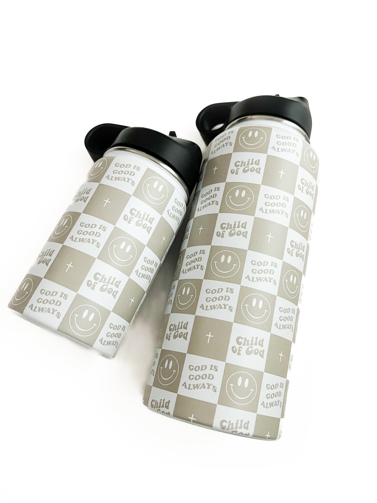 Checkered Child of God Tumbler
