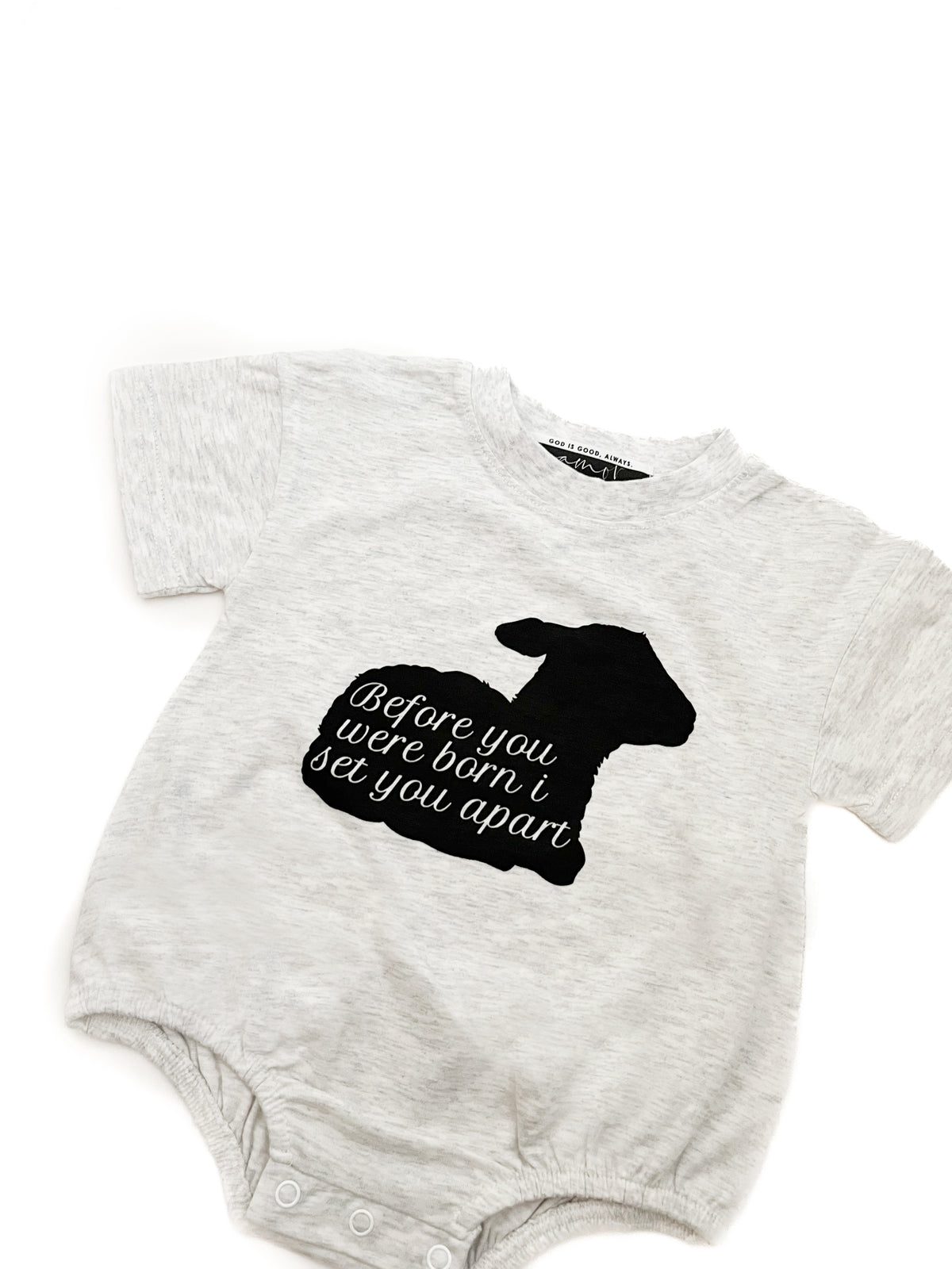 Before You Were Born Lamb Bubble Bodysuit