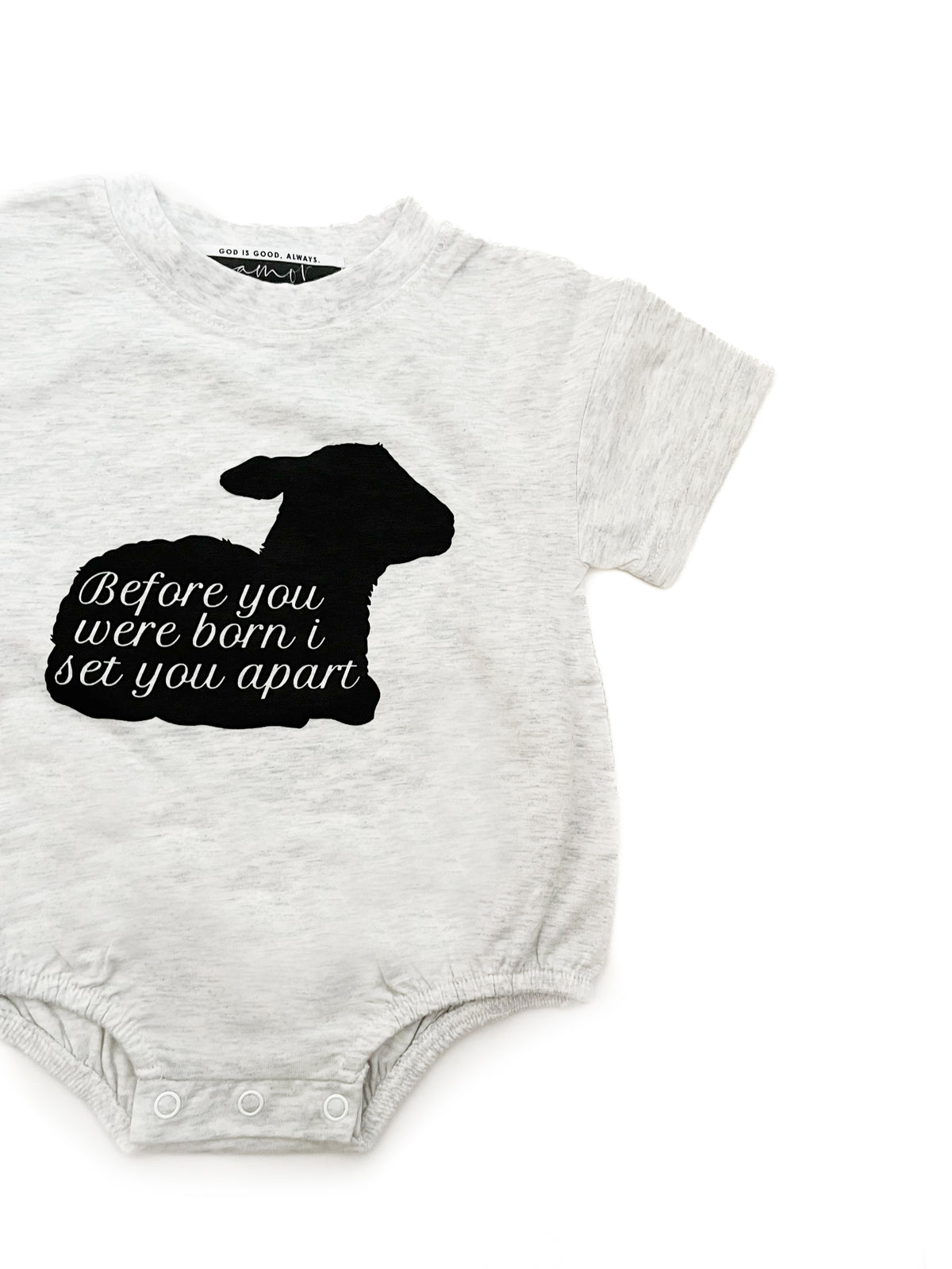 Before You Were Born Lamb Bubble Bodysuit