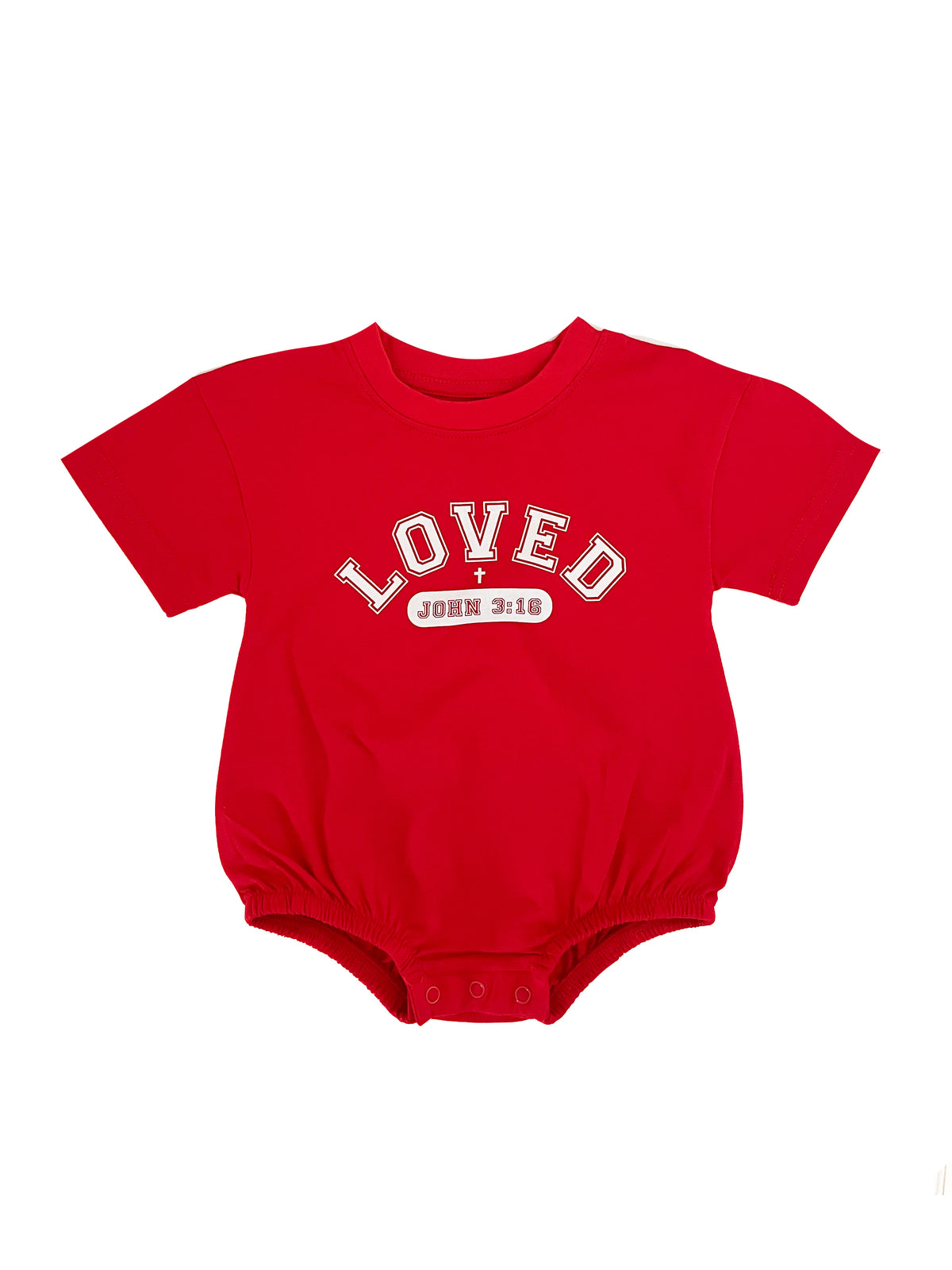 John 3:16 Loved Bubble Bodysuit