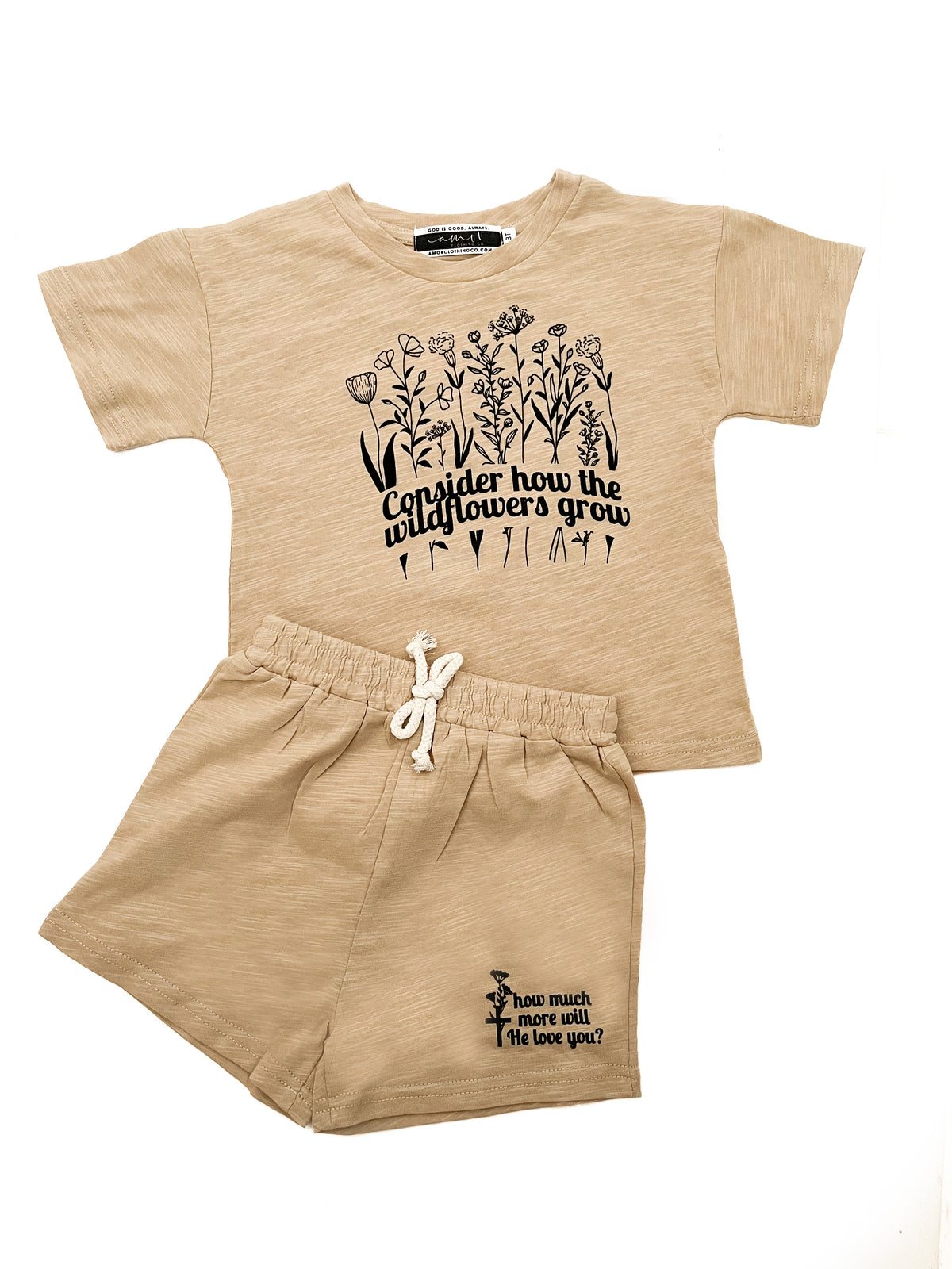 Consider The Wildflowers Shorts & Tee Set