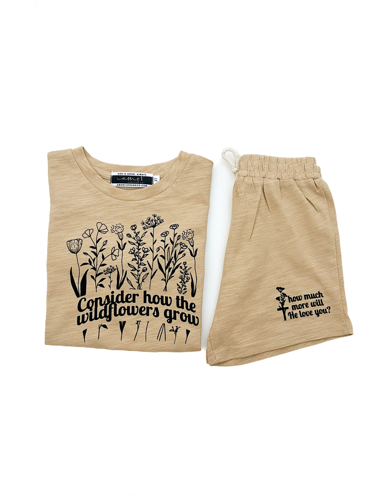 Consider The Wildflowers Shorts & Tee Set