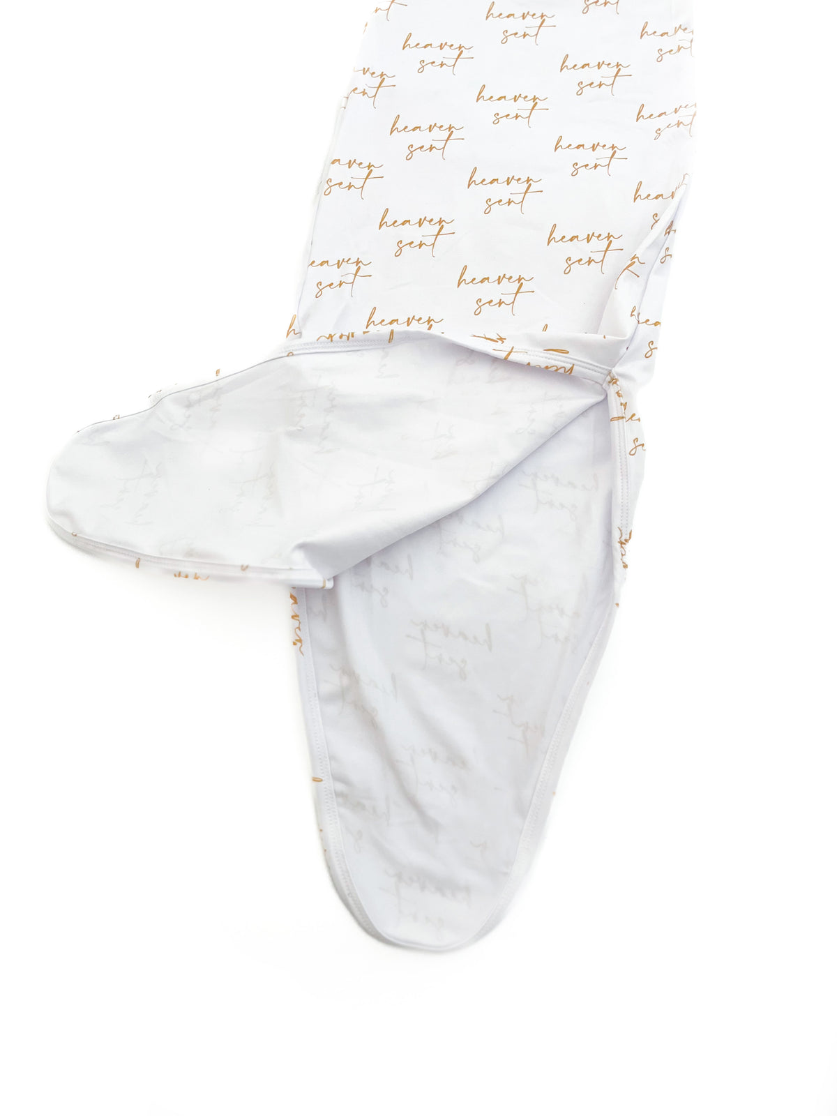 Heaven Sent All Over Print Baby Sleeper & Matching Beanie