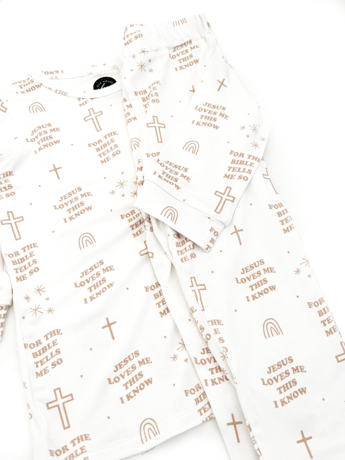 Jesus Loves Me This I Know Bamboo PJ 2 Piece Set