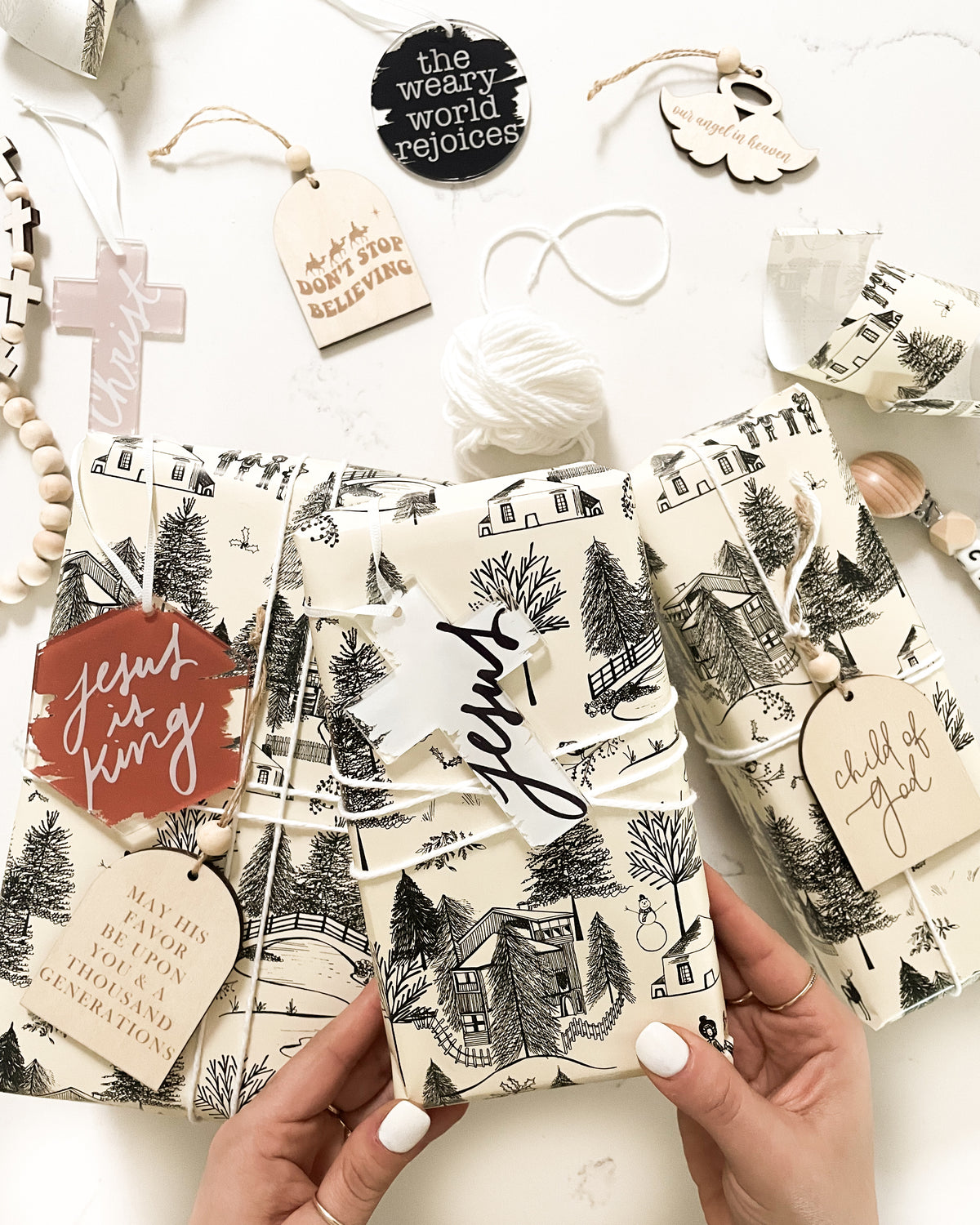 Christmas Collection Wood Ornaments