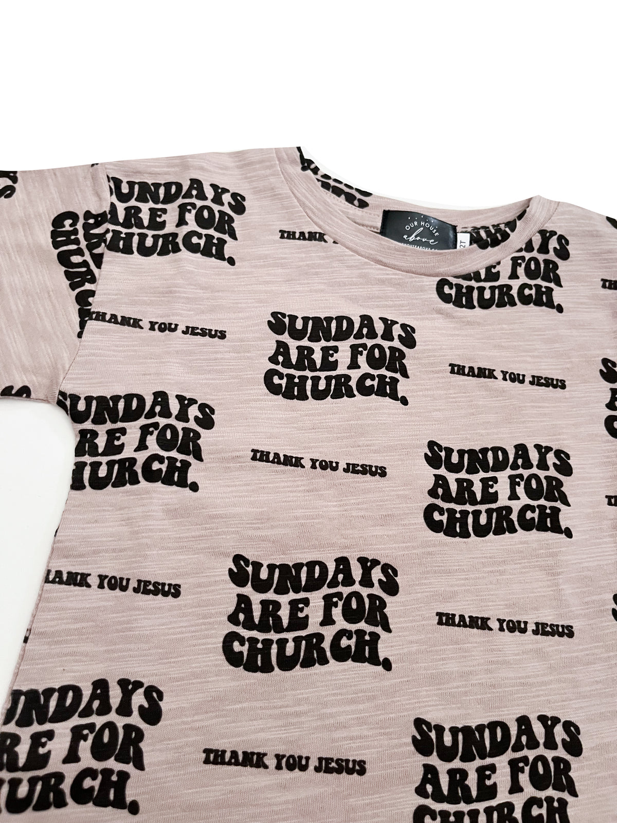 Sundays Are For Church Shorts & Tee Set