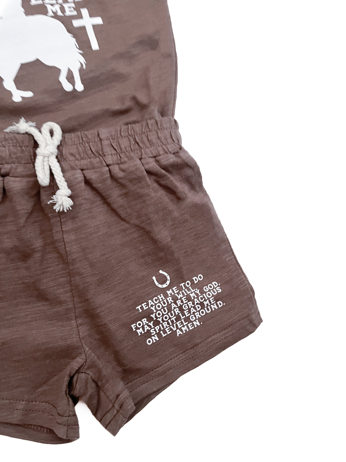 Spirit Lead Me Cowboy Shorts & Tee Set