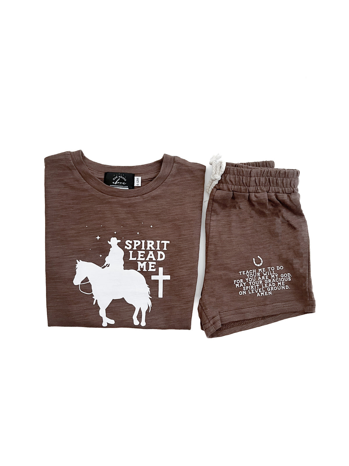 Spirit Lead Me Cowboy Shorts & Tee Set