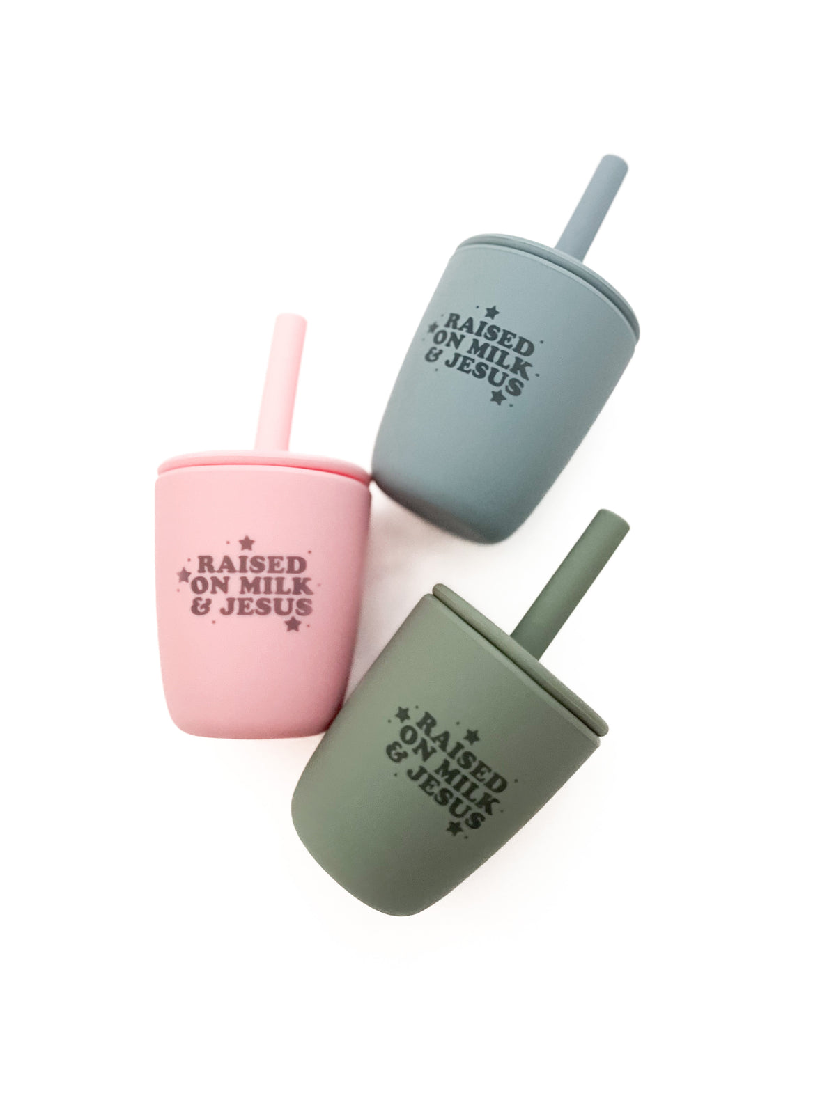 Raised On Milk & Jesus Training Sippy Cup