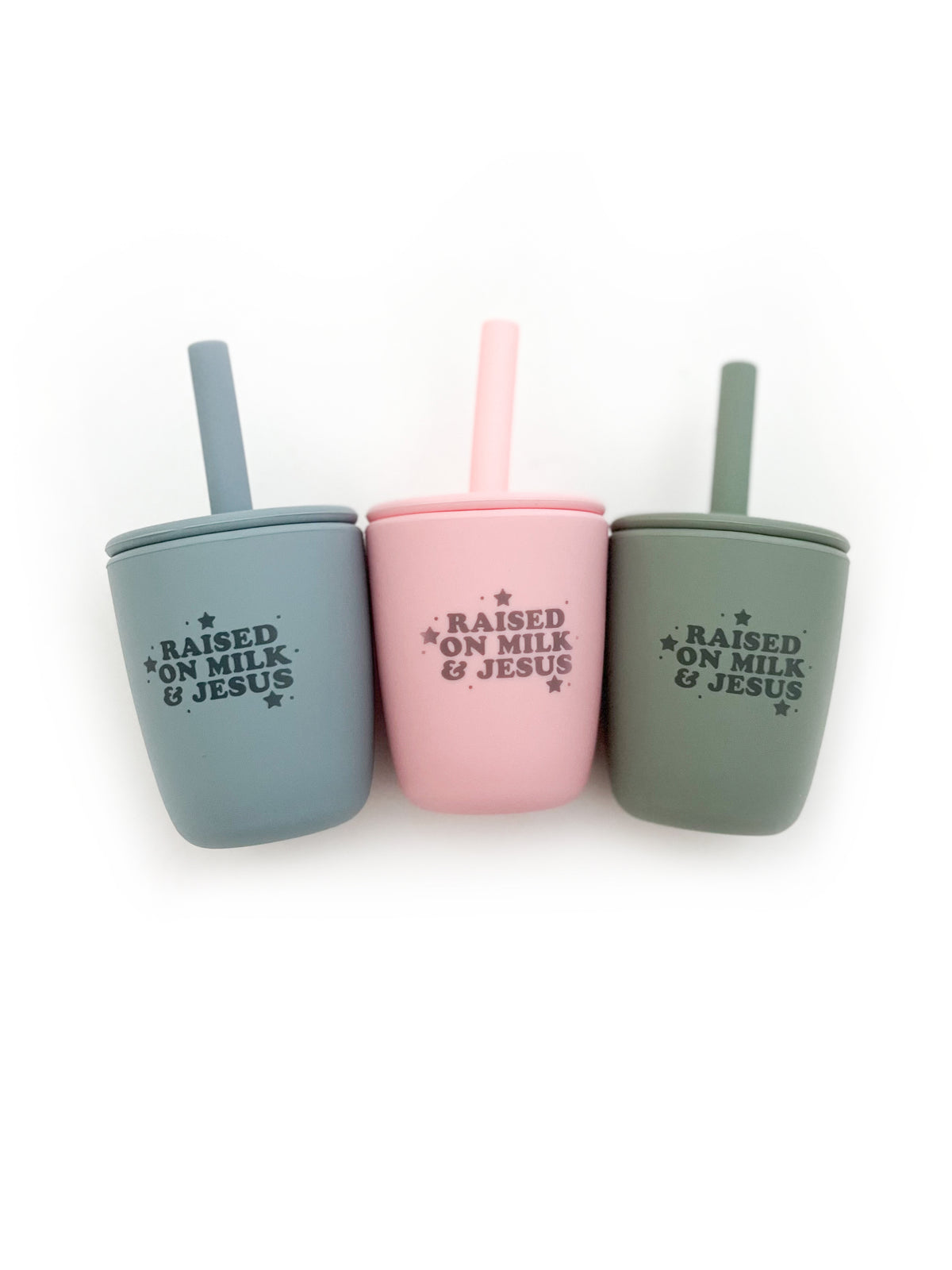 Raised On Milk & Jesus Training Sippy Cup