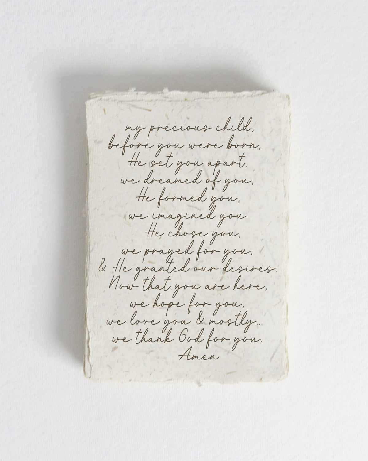 My Precious Child Cotton Print