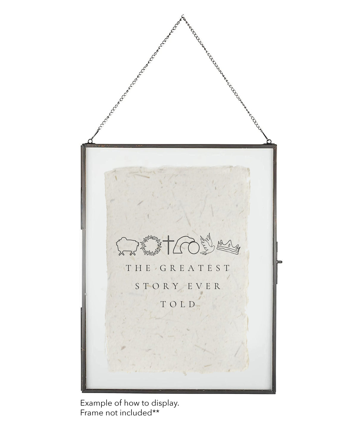 The Greatest Story Ever Told Cotton Print
