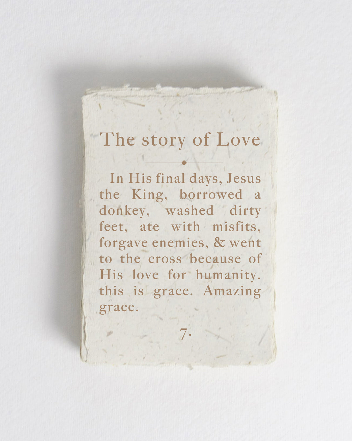 The Story Of Love Cotton Print