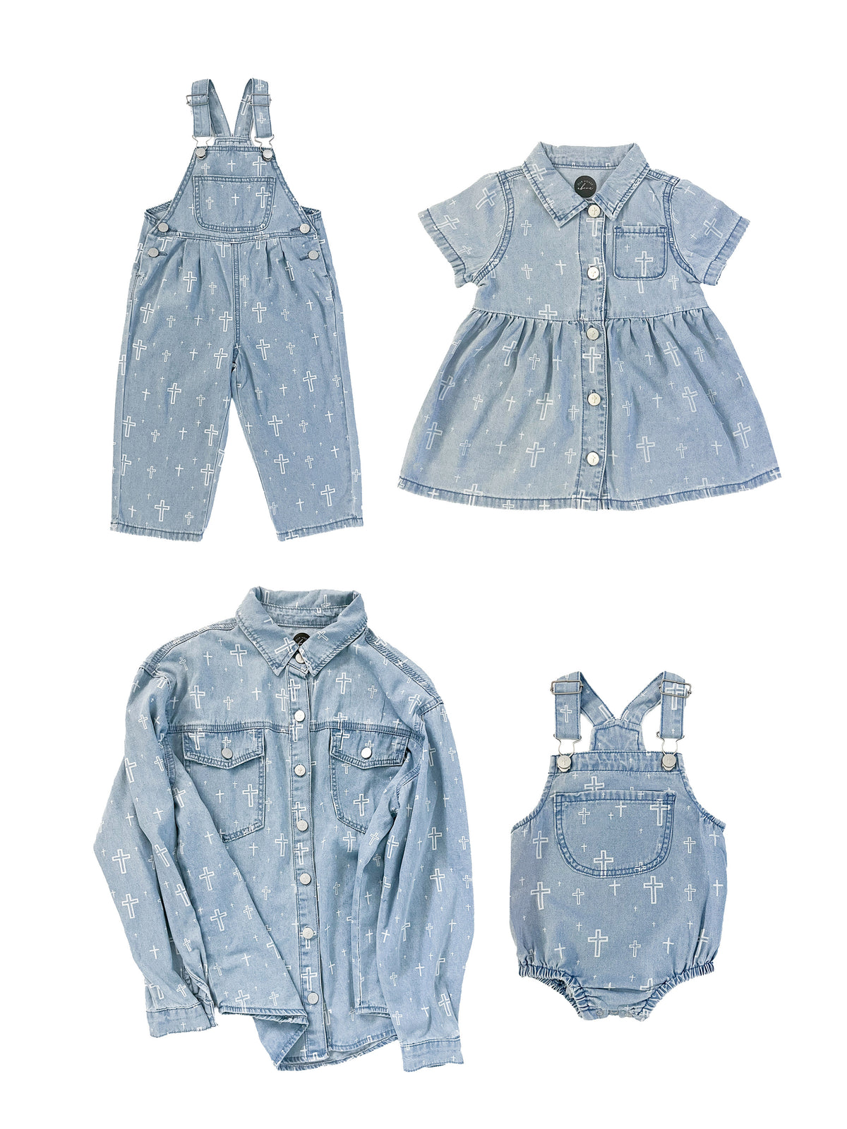 Holy Forever Oversized Denim Shirt