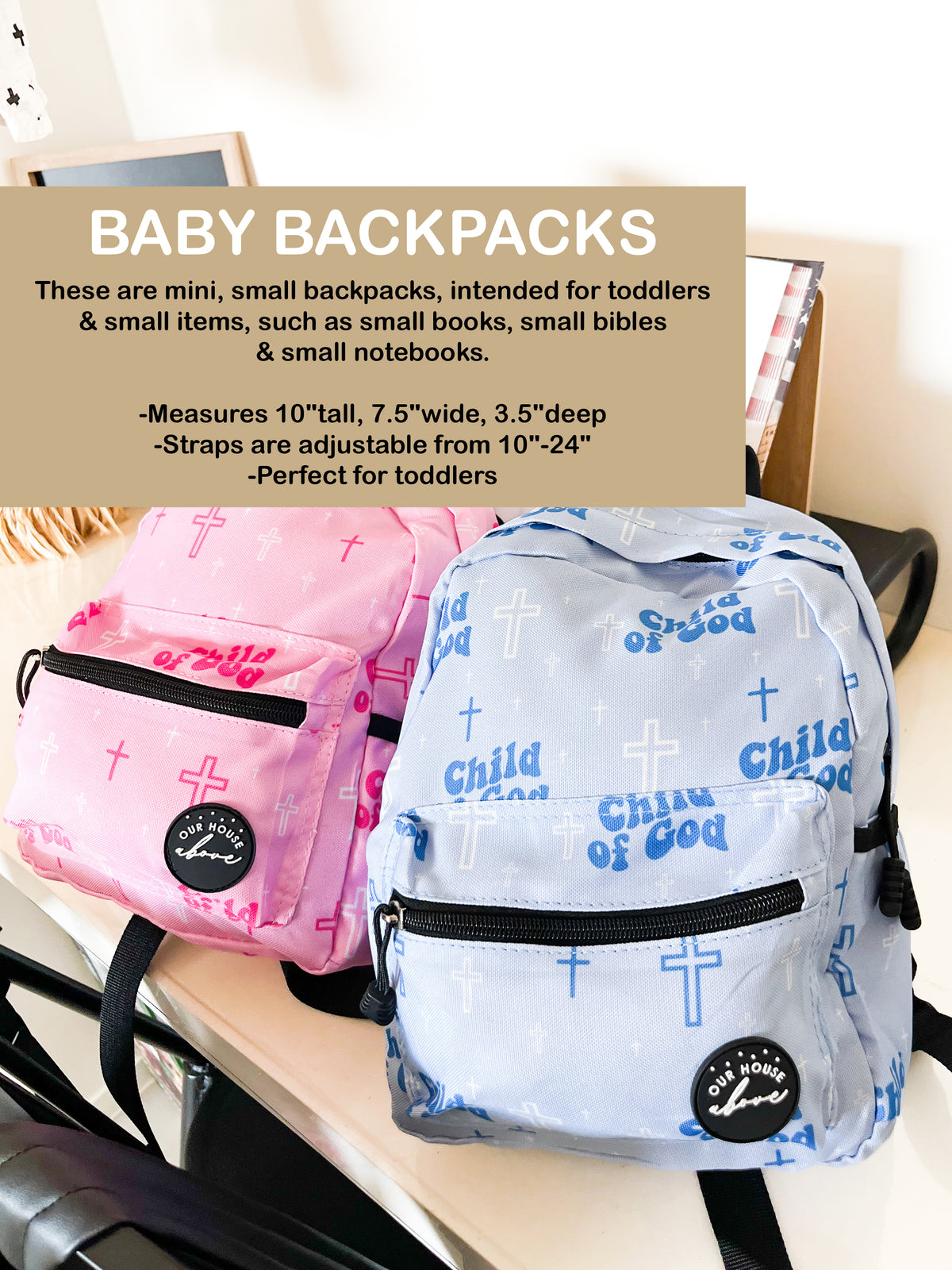 Child of God Baby Backpack