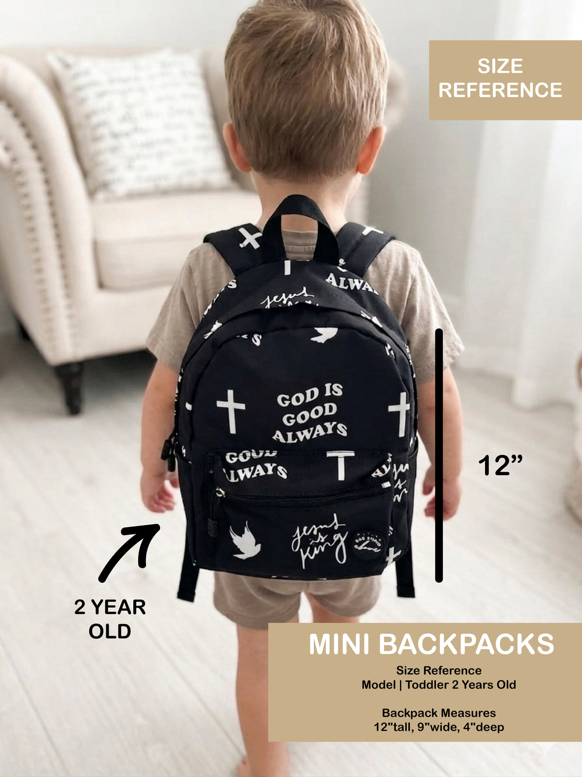 Jesus is King Mini Backpack