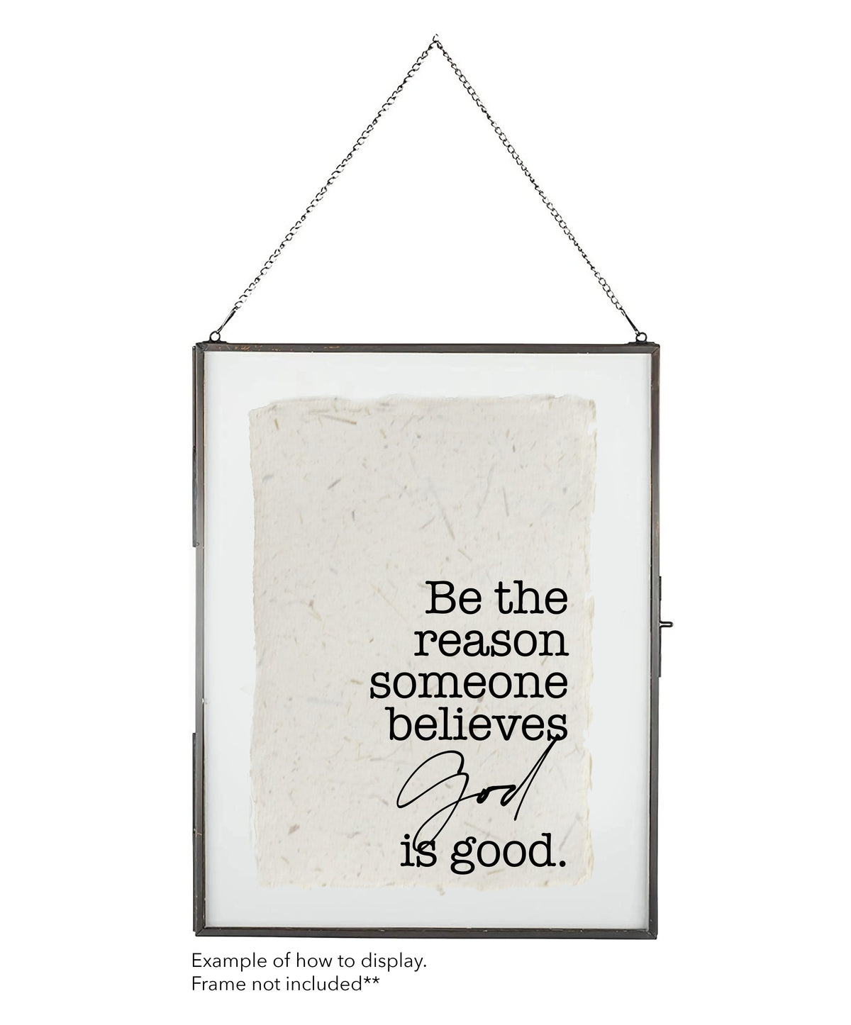 Be The Reason Cotton Print