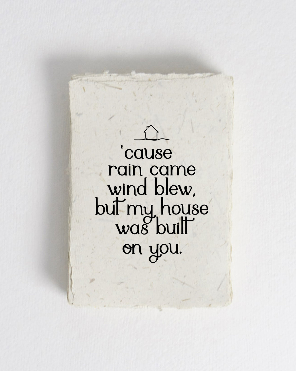 Firm Foundation Cotton Print