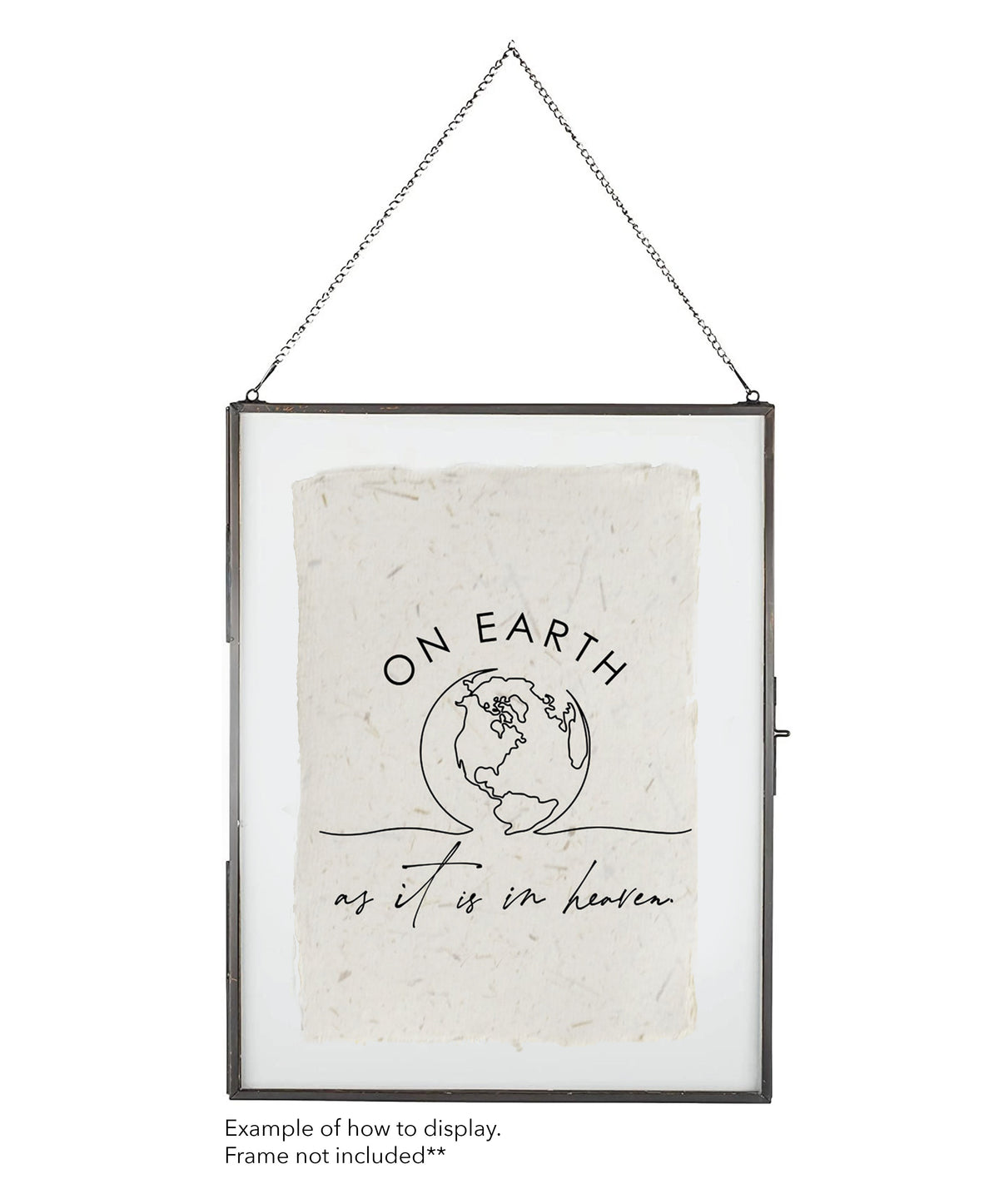 On Earth As It Is In Heaven Cotton Print