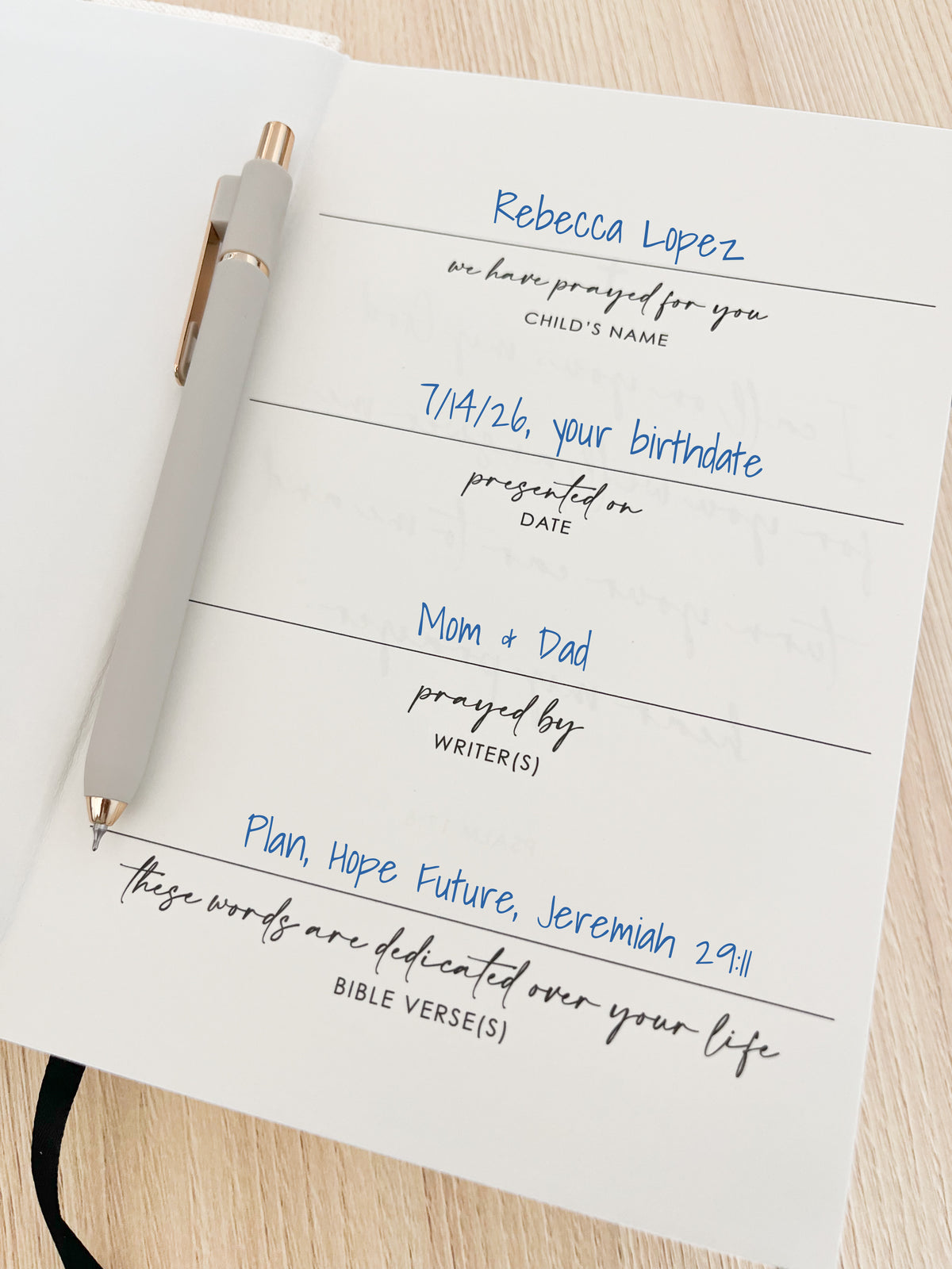 Oh How We've Prayed For You Daily Prayer Journal