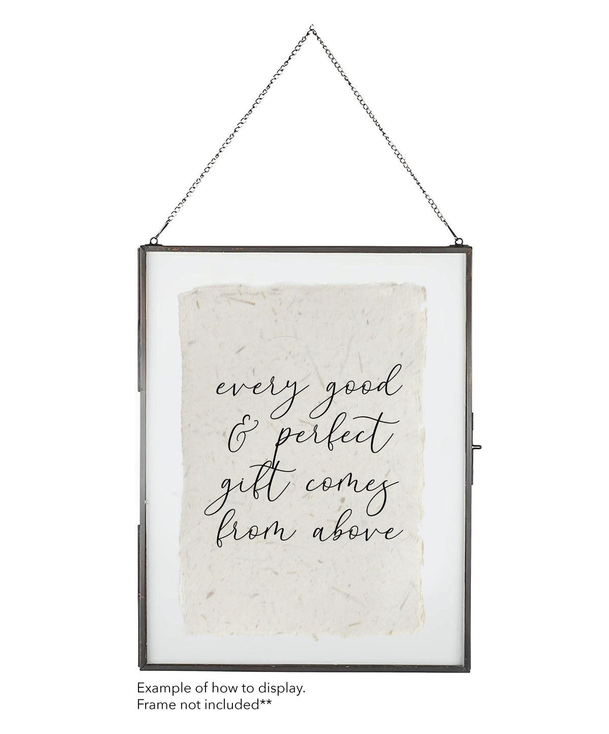 Every Good & Perfect Gift Cotton Print