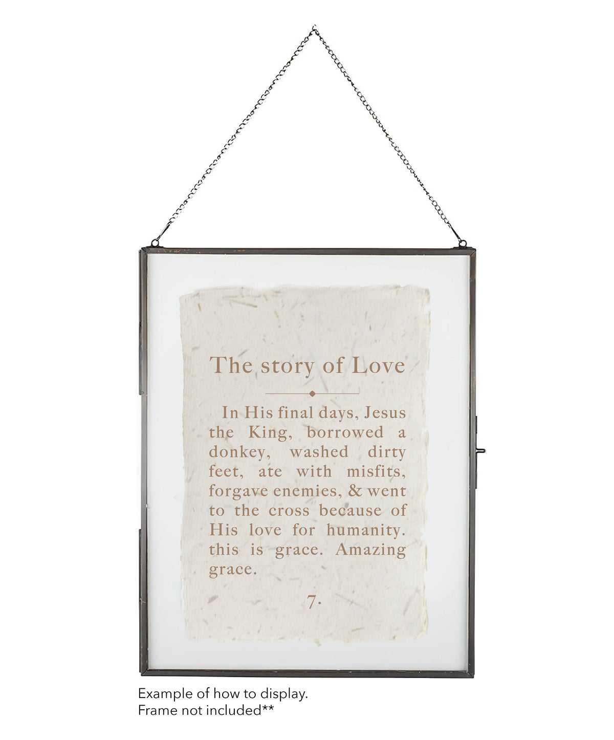 The Story Of Love Cotton Print