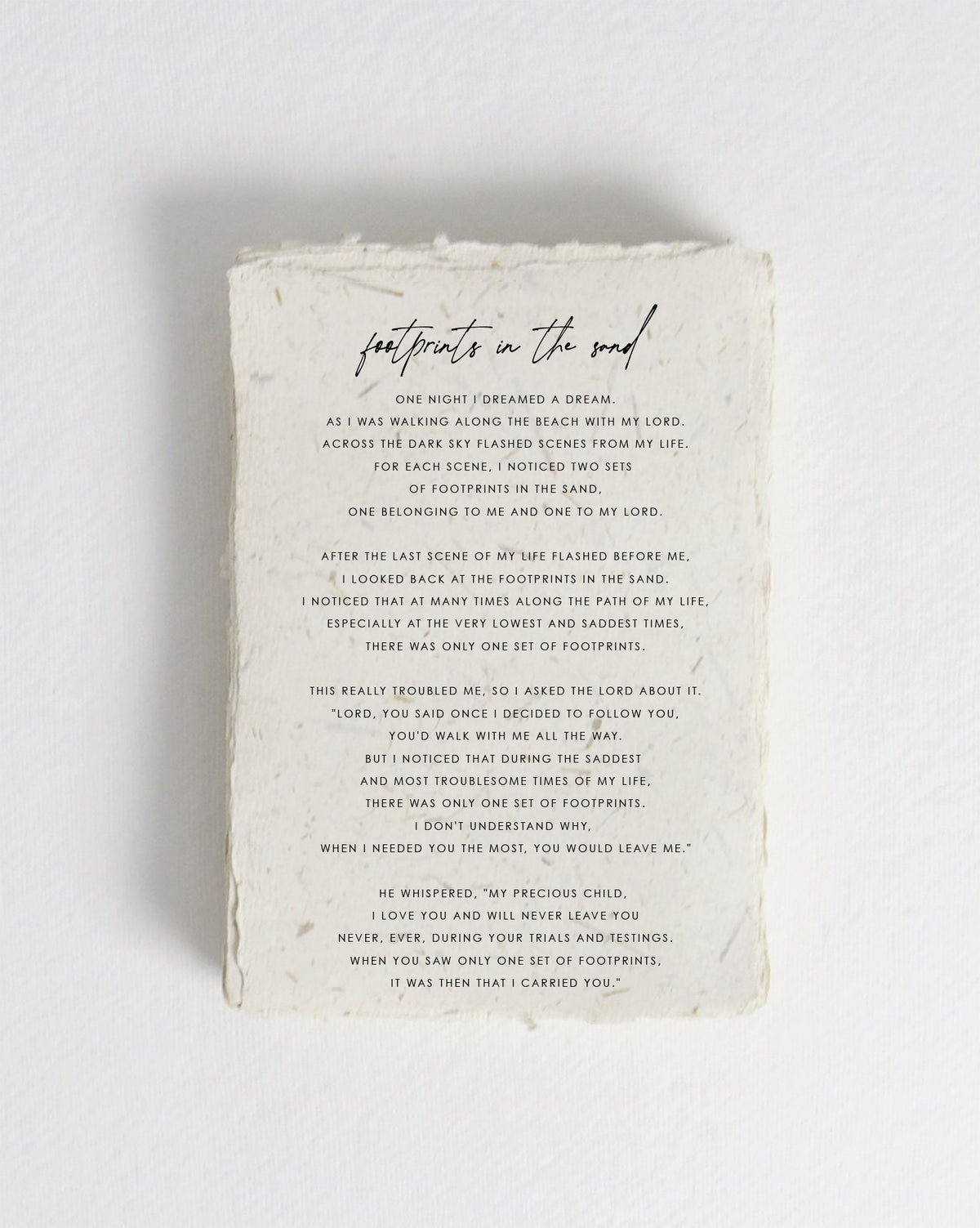 Footprints In The Sand Cotton Print