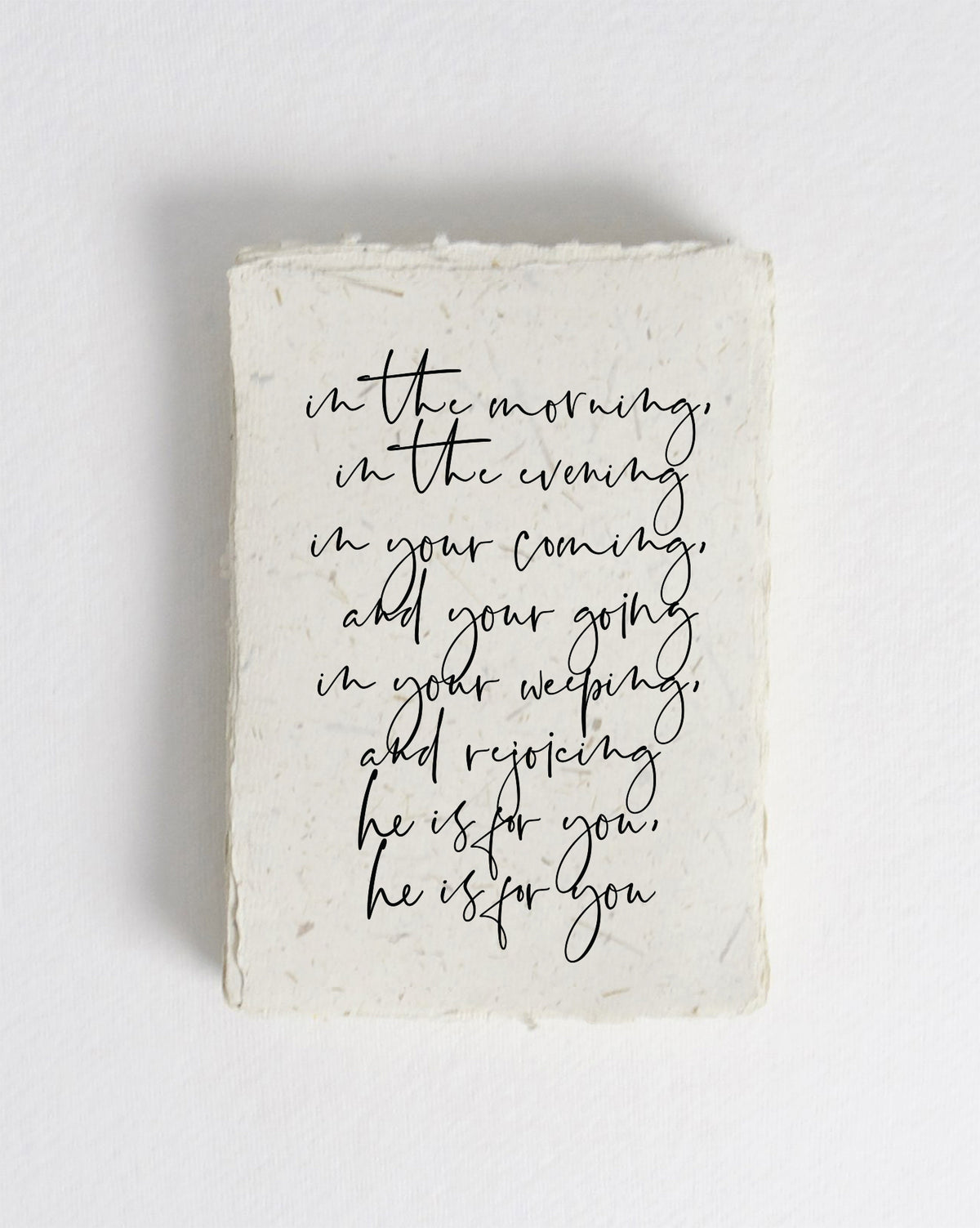 The Blessing, He Is For You Cotton Print