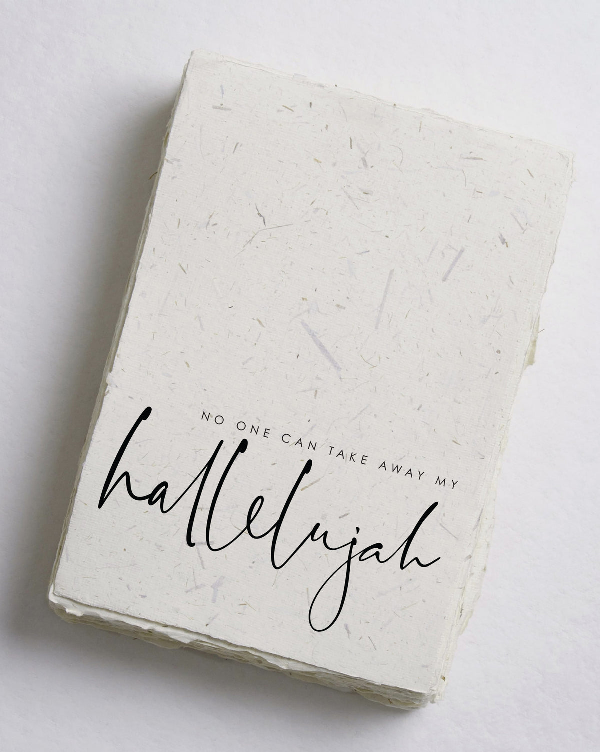 No One Can Take Away My Hallelujah Cotton Print